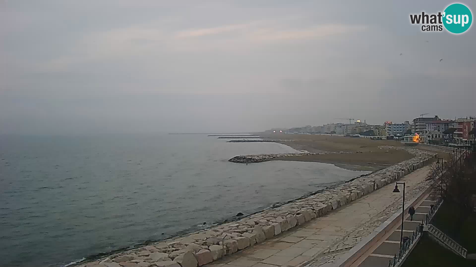 Webcam Caorle Ponente – Blick von Marinai di Caorle