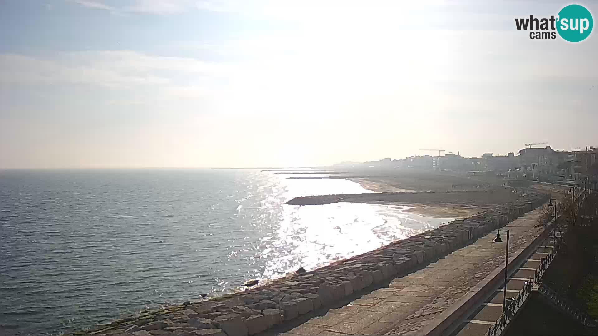 Webcam Caorle Ponente – Vue depuis les Marinai di Caorle
