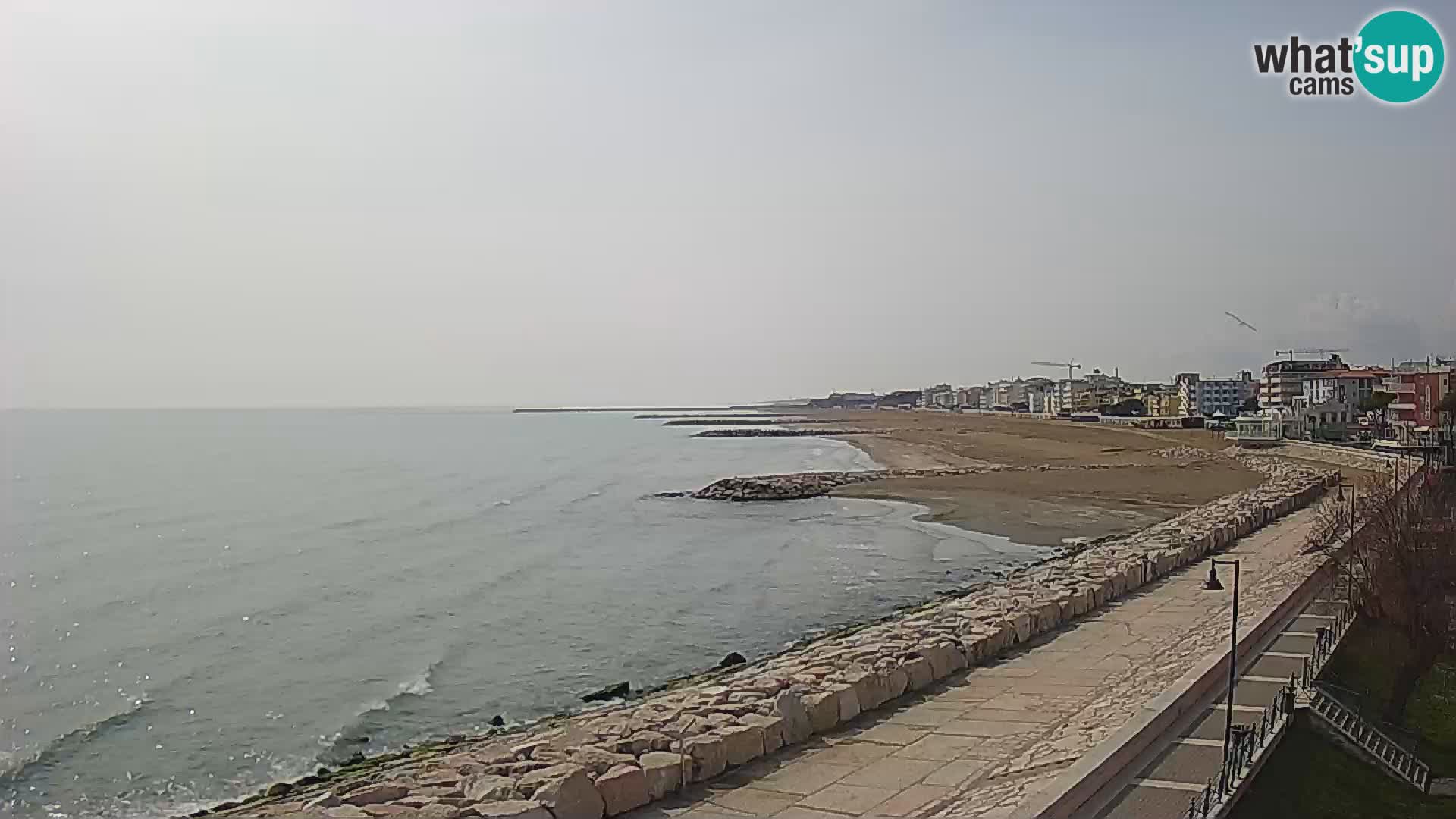 Webcam Caorle Ponente – Blick von Marinai di Caorle