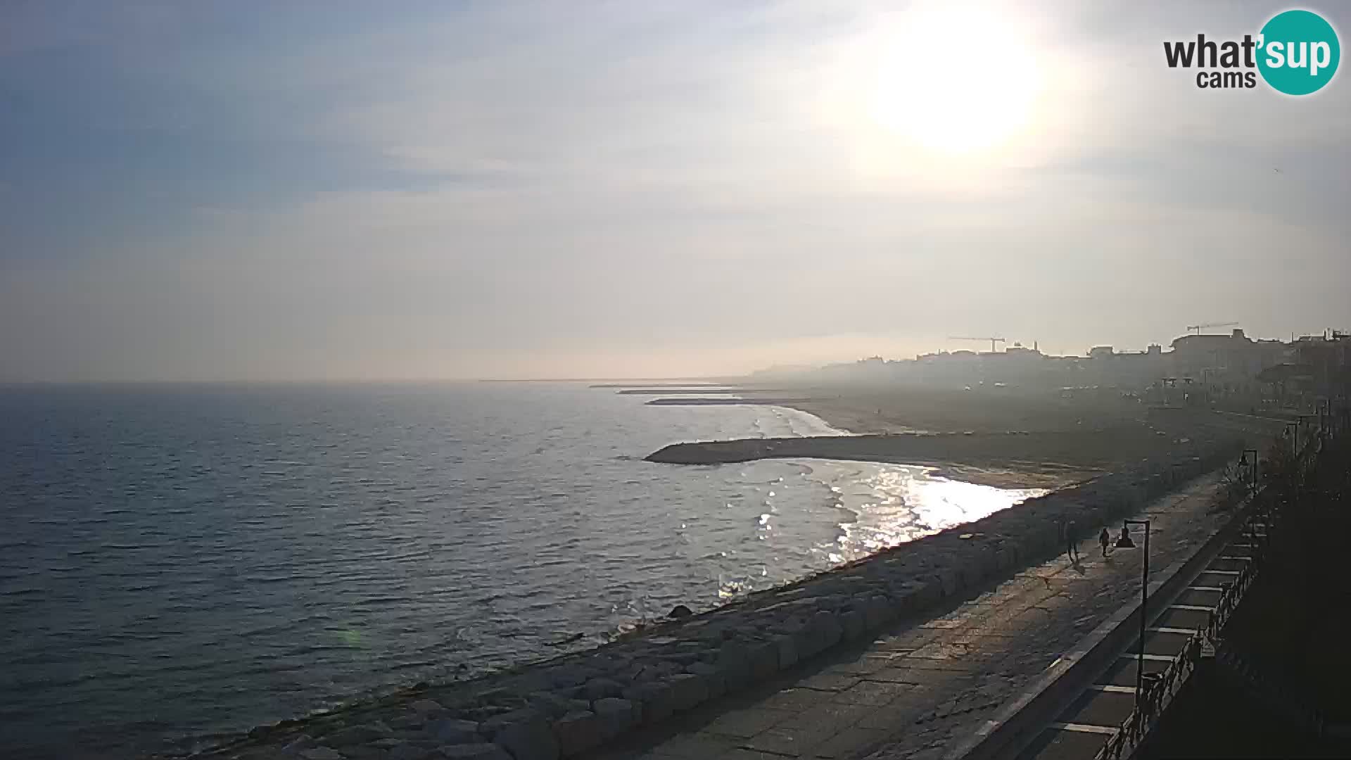 Webcam Caorle Ponente – Vue depuis les Marinai di Caorle