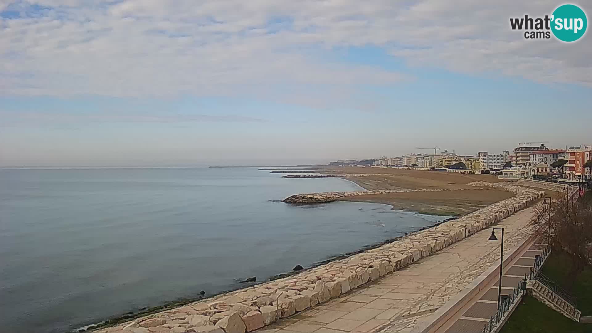 Webcam Caorle Ponente – Blick von Marinai di Caorle