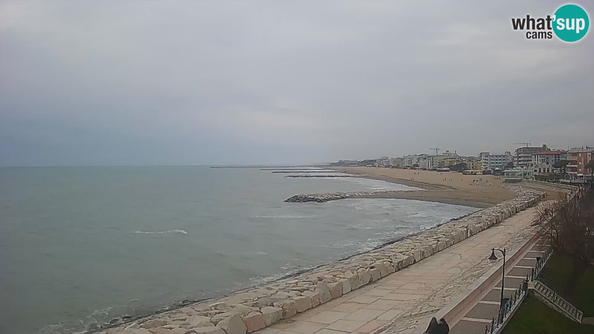 Webcam Caorle Ponente – Blick von Marinai di Caorle