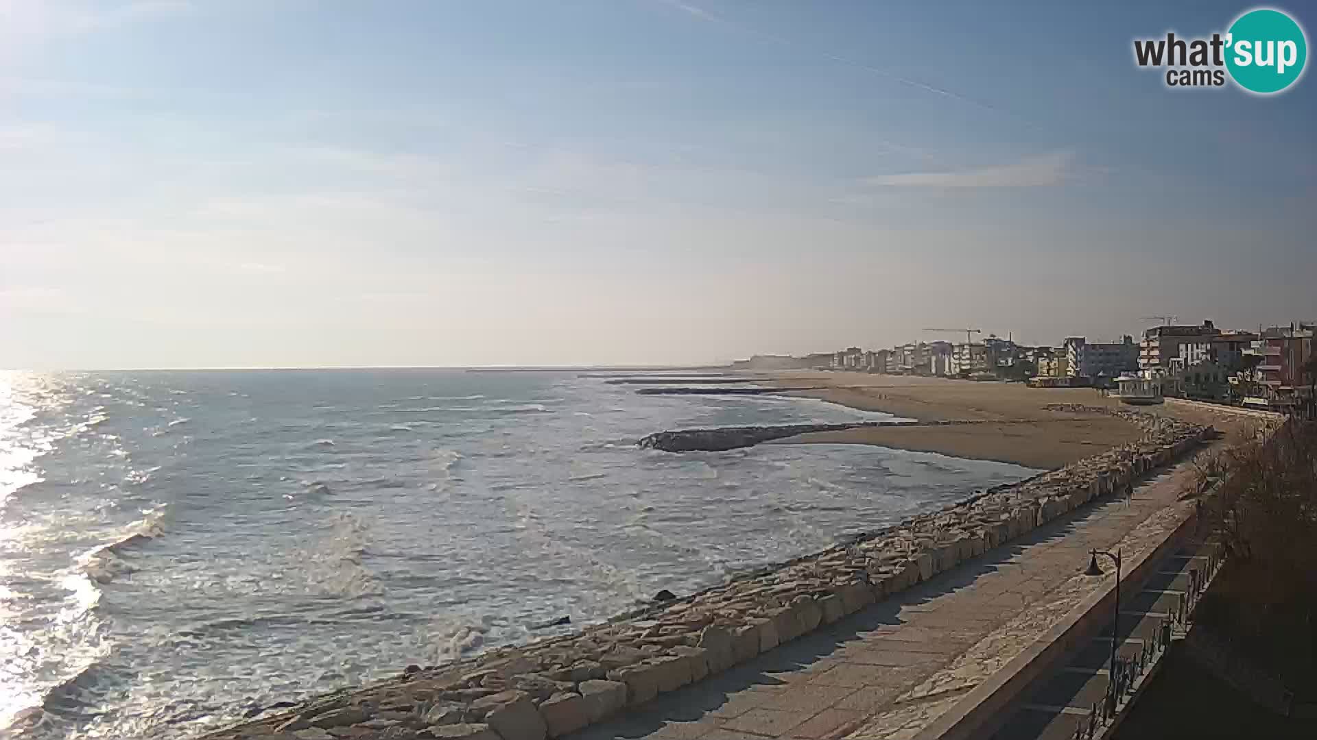 Webcam Caorle Ponente – Blick von Marinai di Caorle