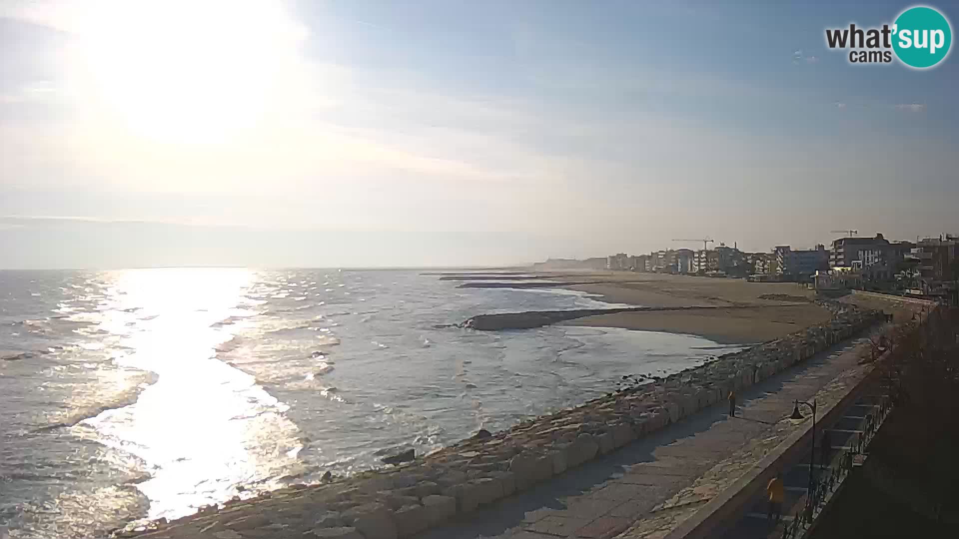 Webcam Caorle Ponente – Blick von Marinai di Caorle