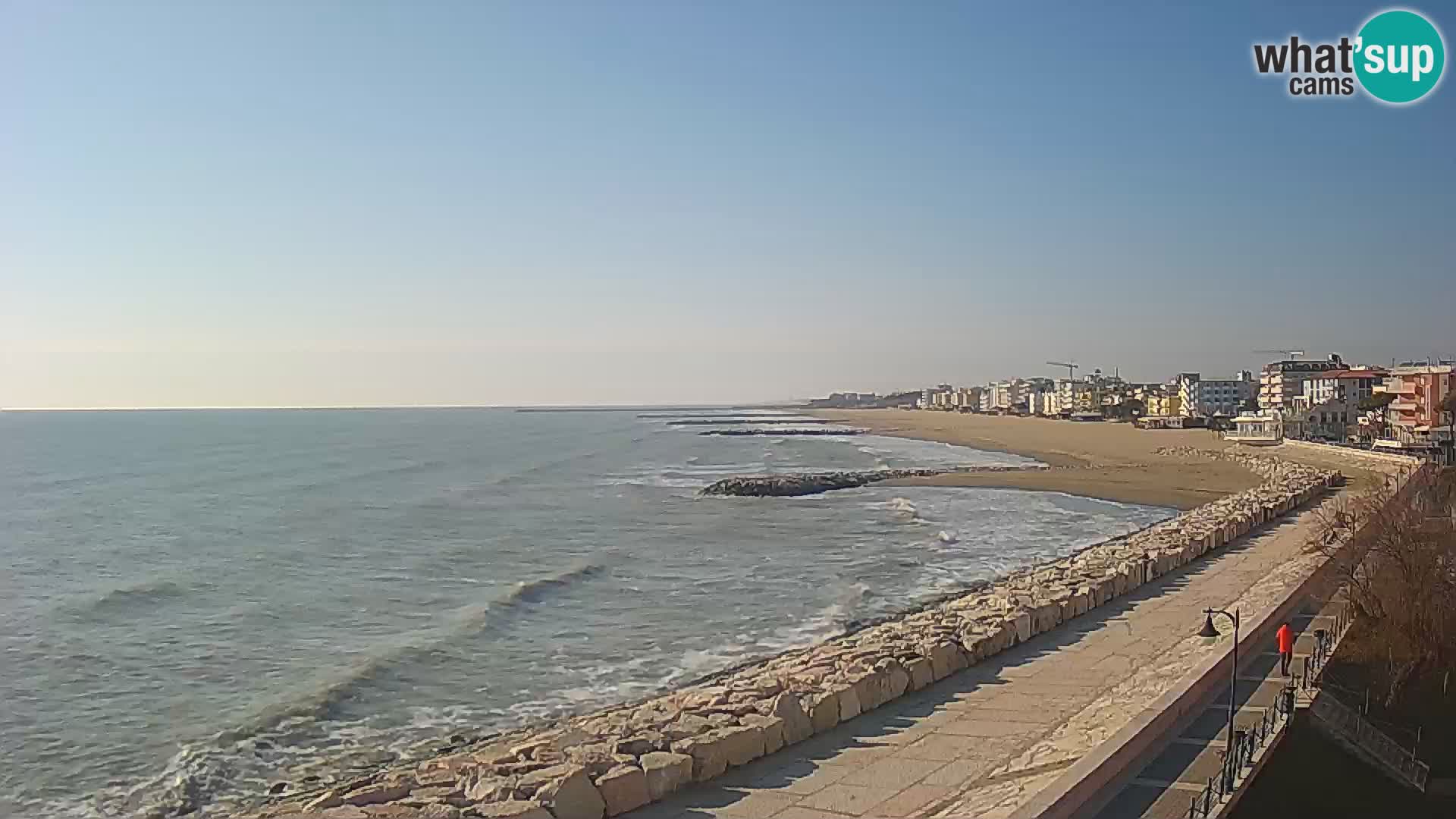 Webcam Caorle Ponente – Vue depuis les Marinai di Caorle