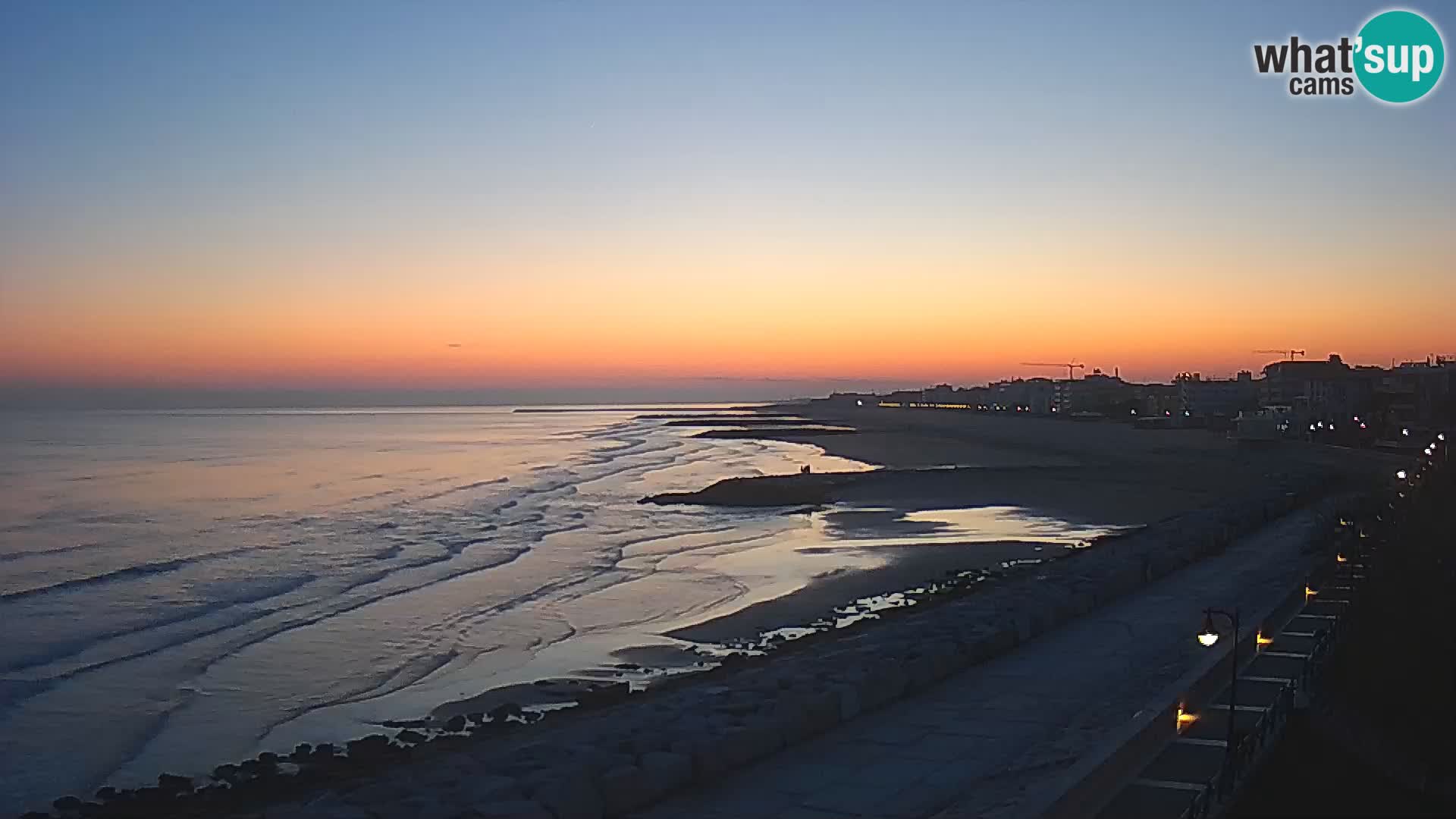 Webcam Caorle Ponente – Blick von Marinai di Caorle