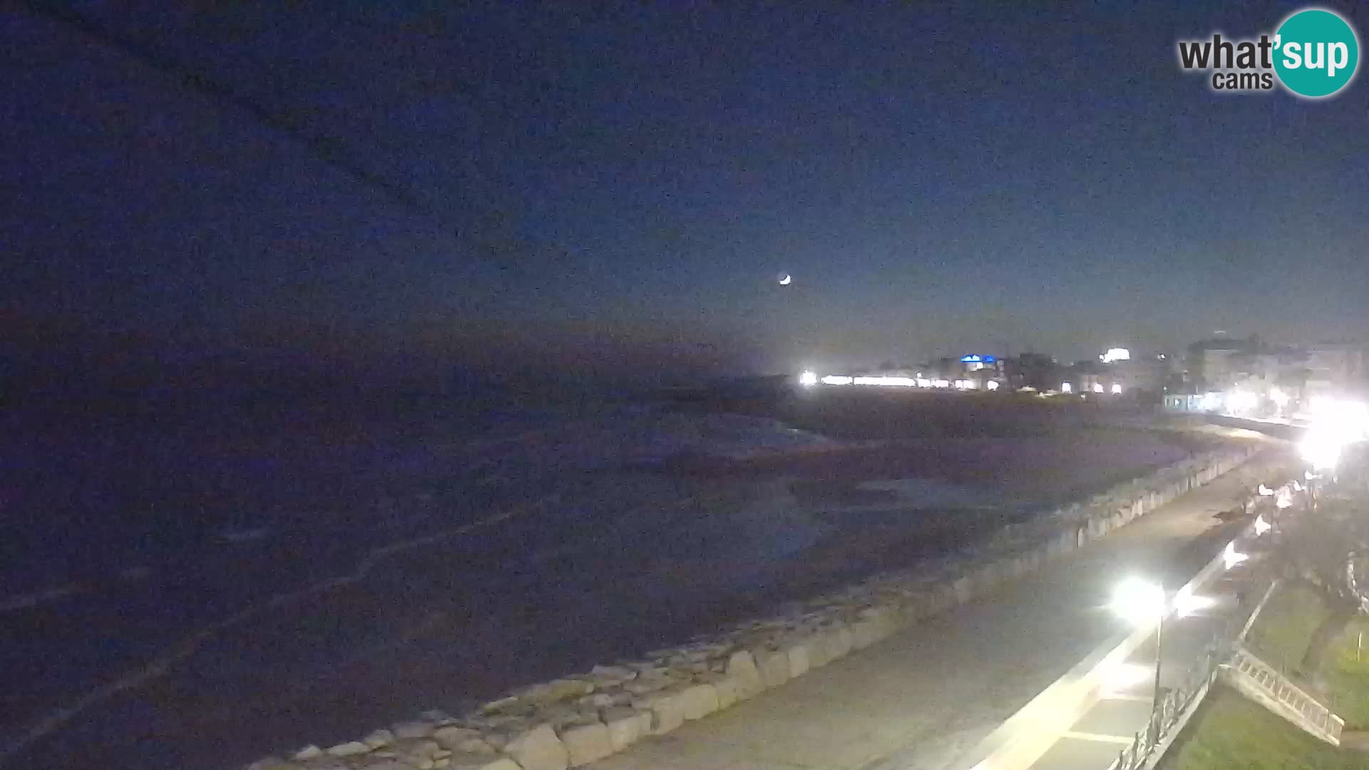 Webcam Caorle Ponente – Blick von Marinai di Caorle