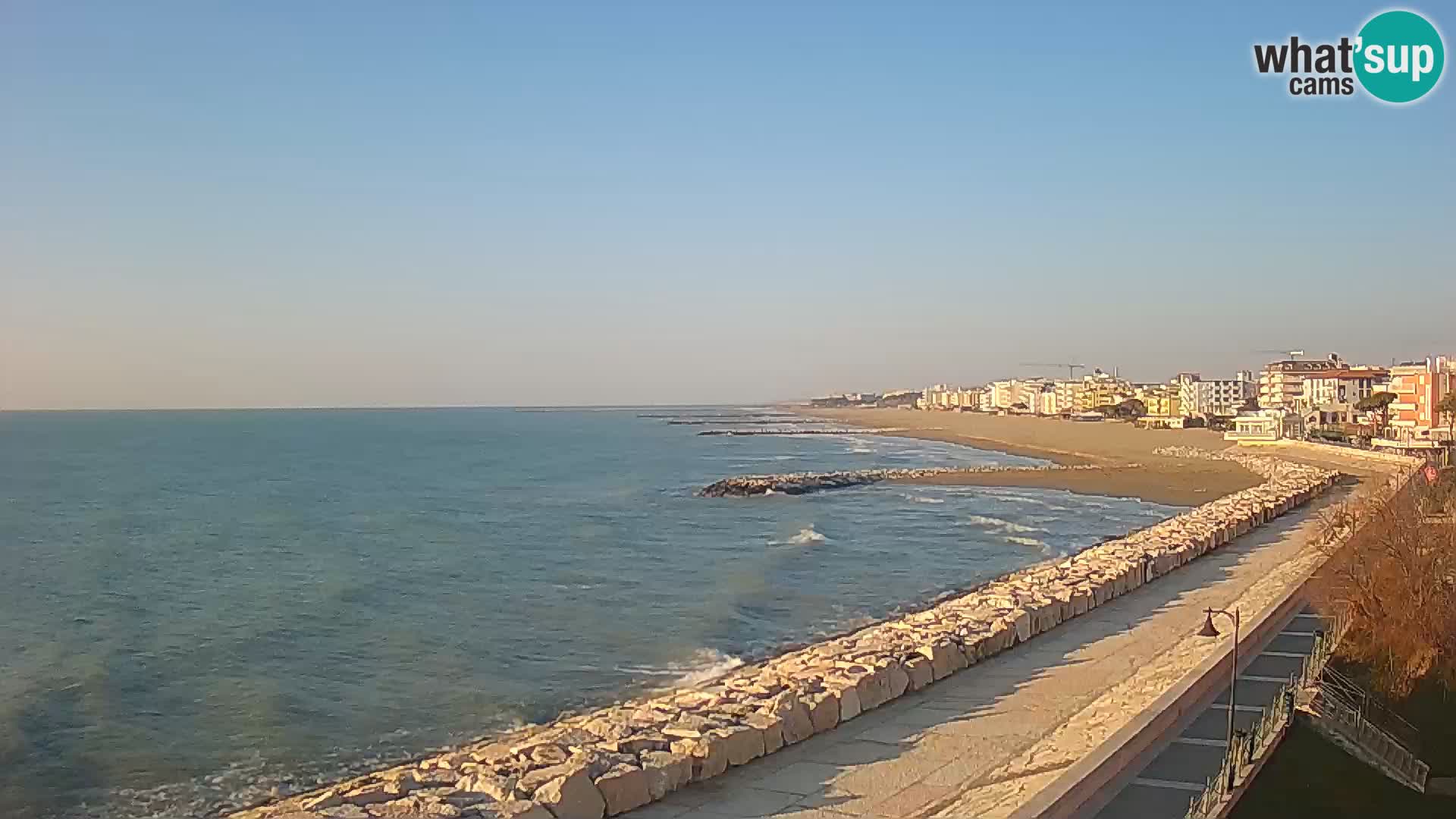 Webcam Caorle Ponente – View from Marinai di Caorle