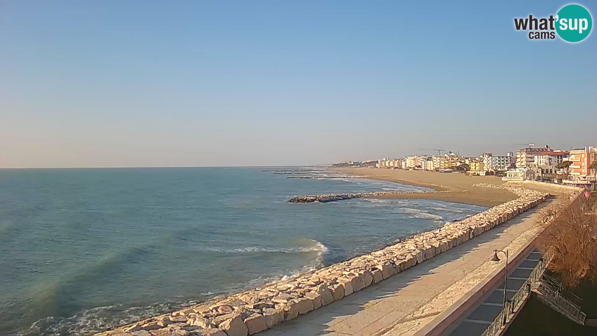 Webcam Caorle Ponente – Vista desde Marinai di Caorle