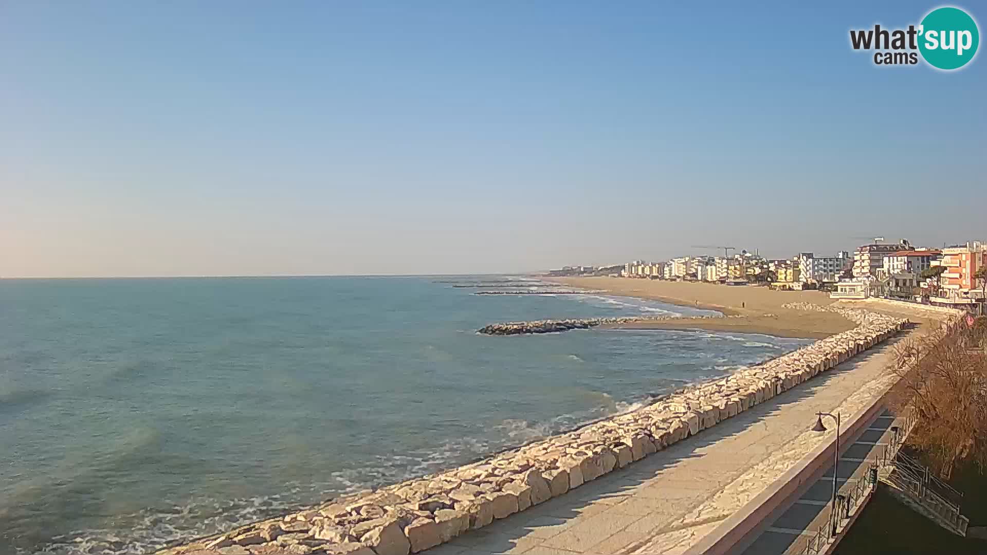 Webcam Caorle Ponente – View from Marinai di Caorle