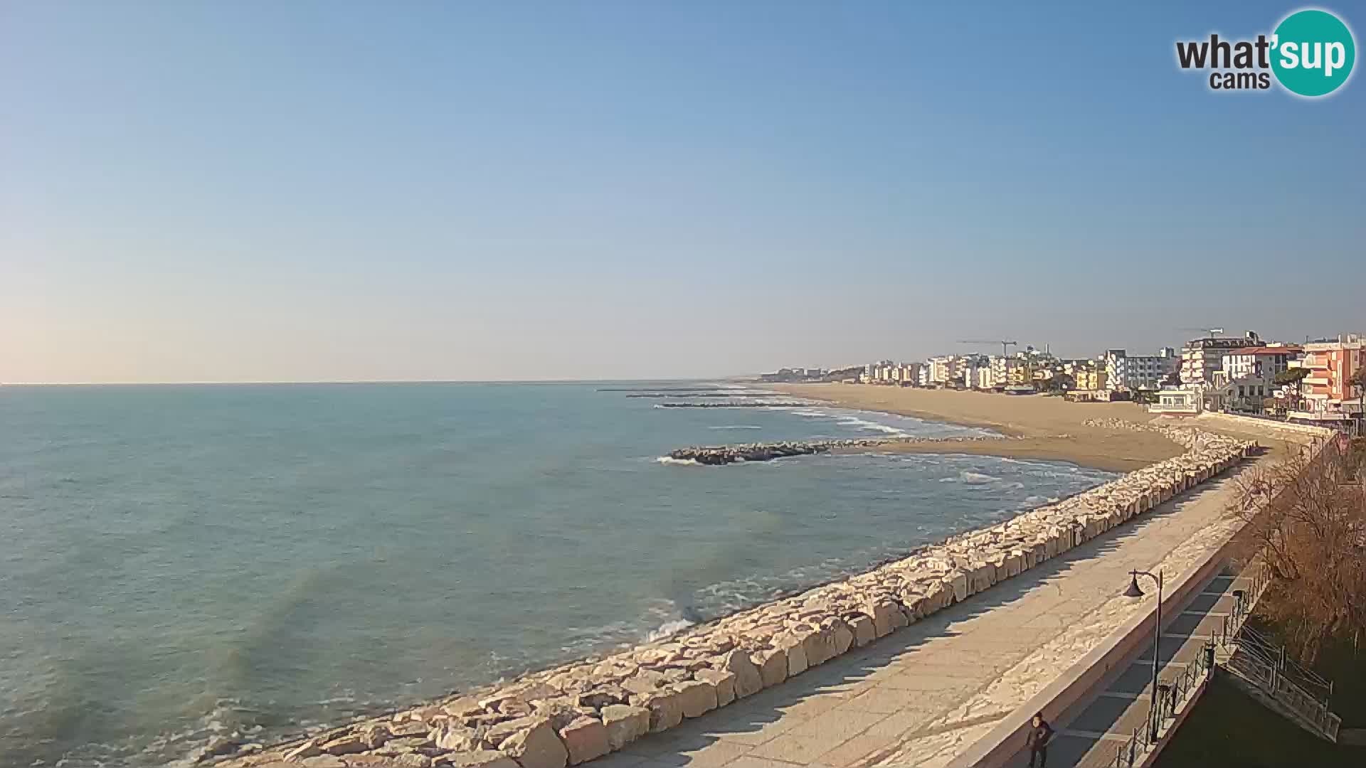Webcam Caorle Ponente – View from Marinai di Caorle