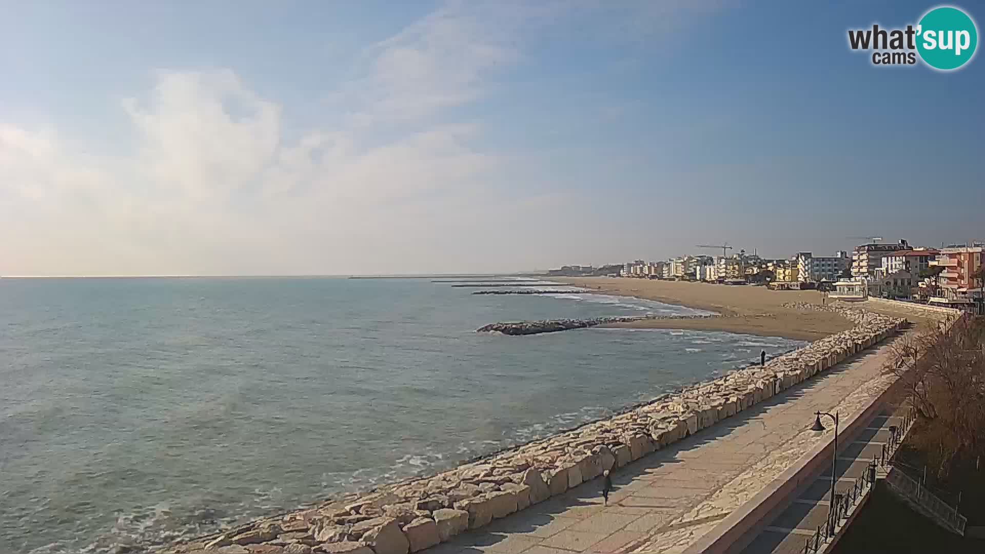 Webcam Caorle Ponente – Blick von Marinai di Caorle