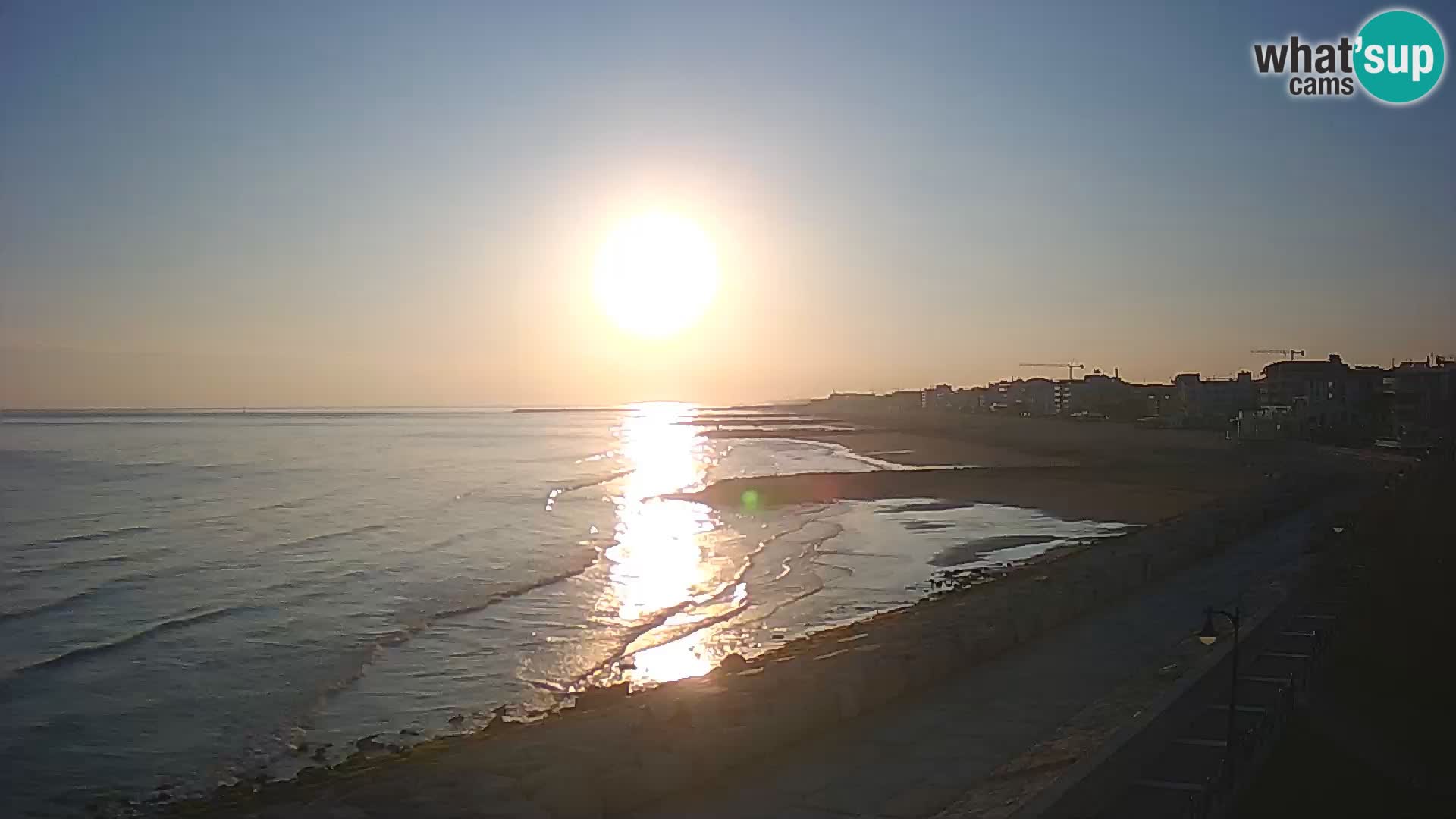 Webcam Caorle Ponente – Blick von Marinai di Caorle