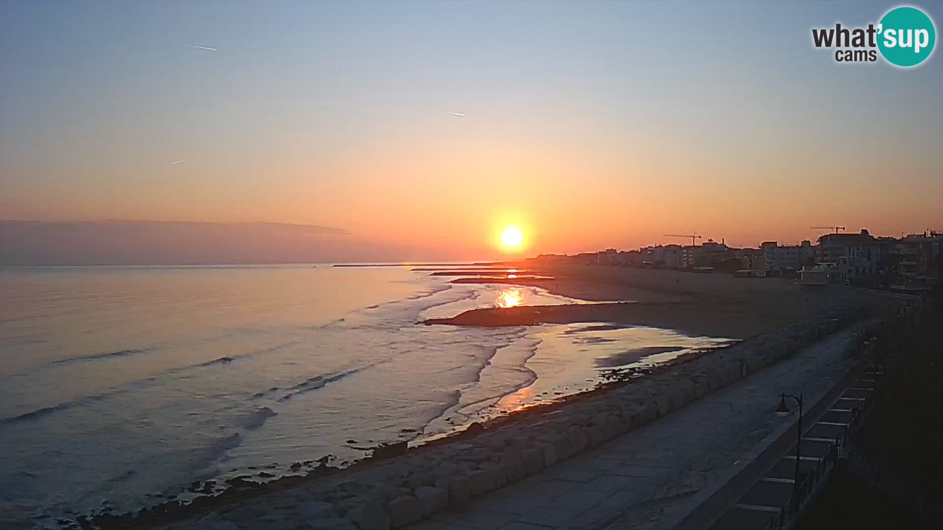 Webcam Caorle Ponente – Blick von Marinai di Caorle