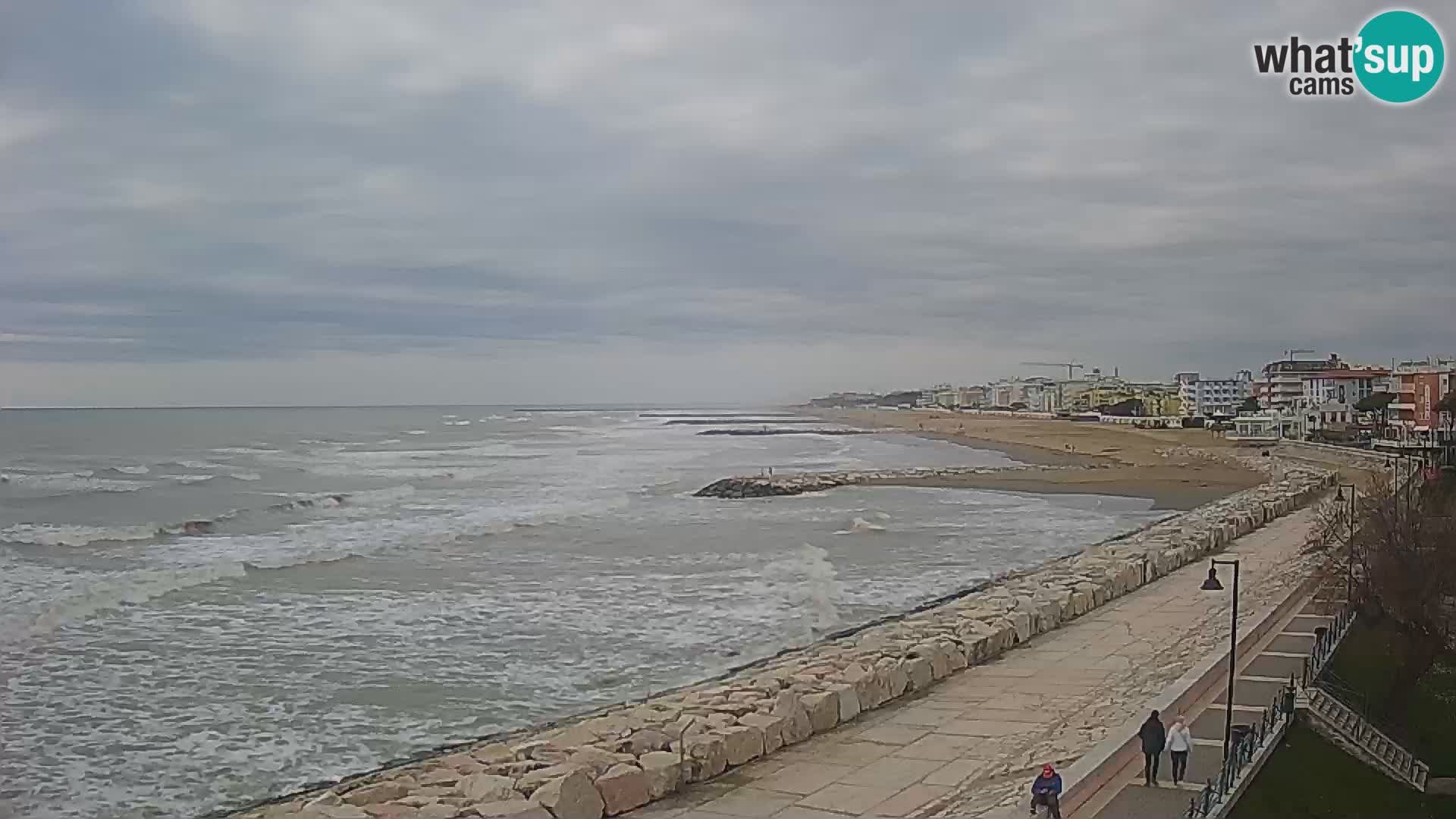 Webcam Caorle Ponente – Vue depuis les Marinai di Caorle