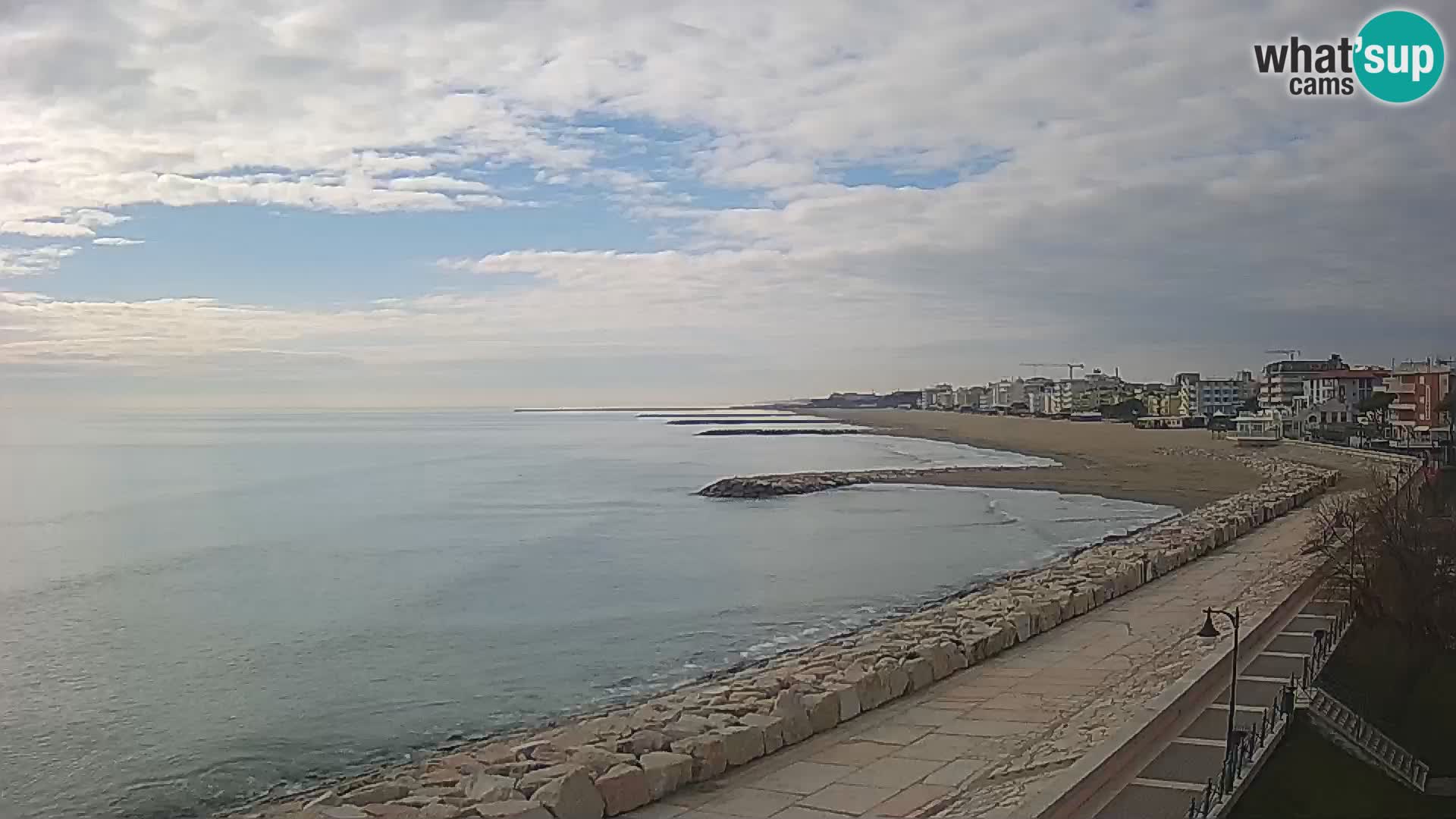 Webcam Caorle Ponente – Vue depuis les Marinai di Caorle