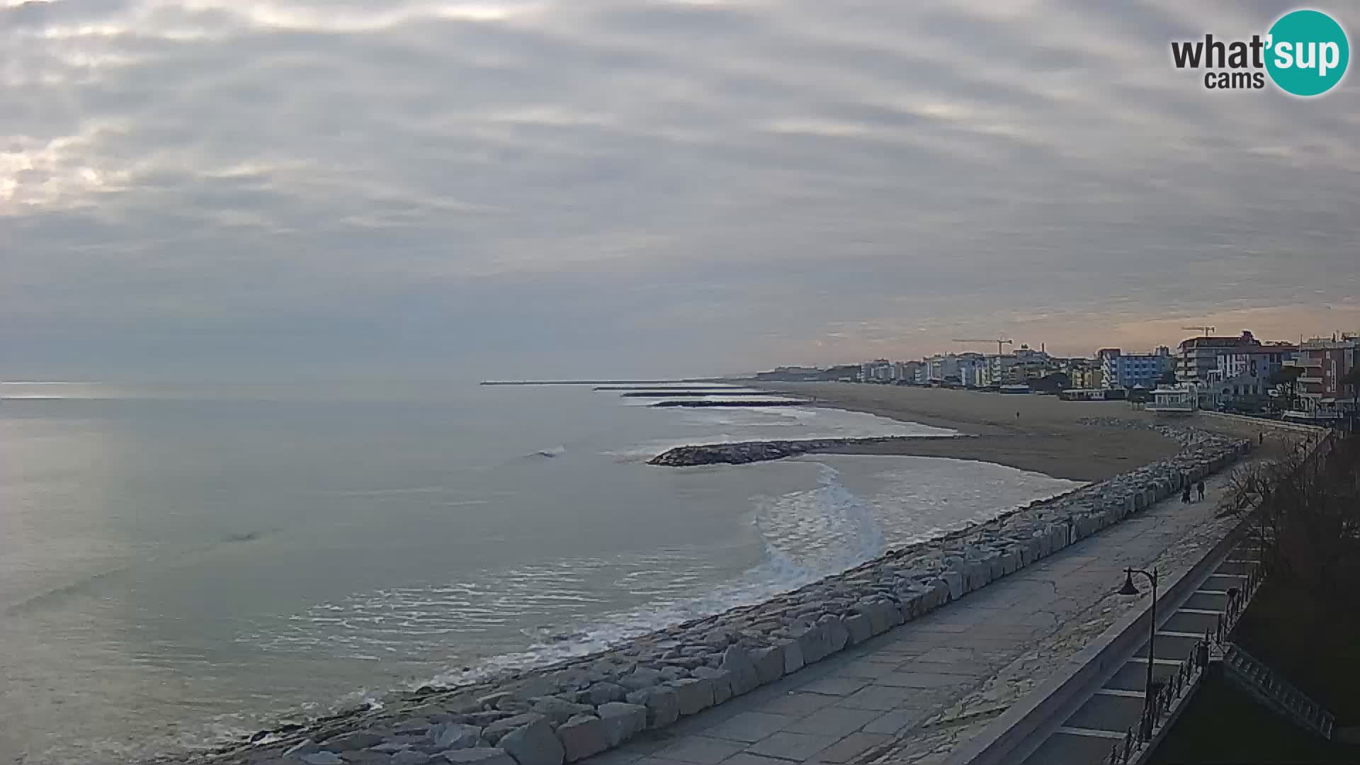 Webcam Caorle Ponente – Blick von Marinai di Caorle