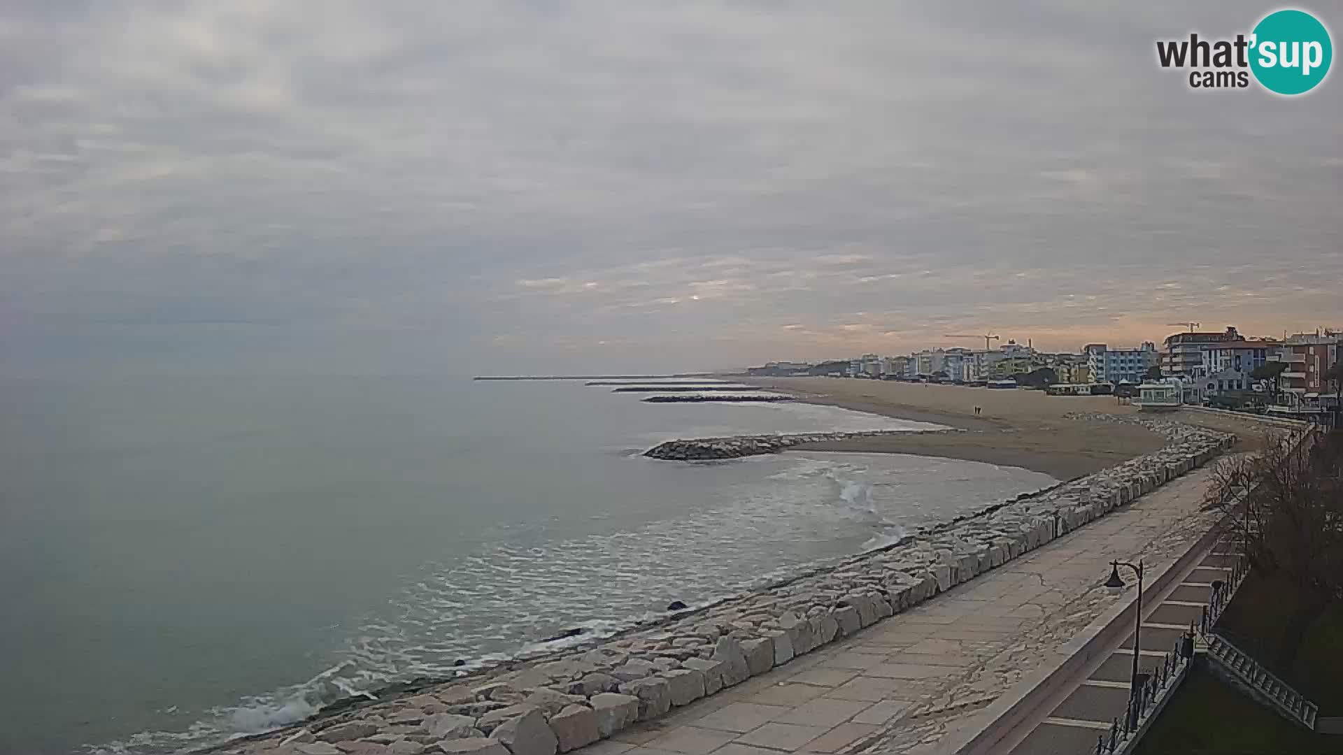 Webcam Caorle Ponente – Vue depuis les Marinai di Caorle