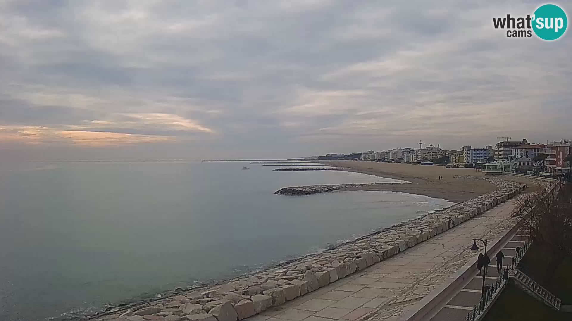 Webcam Caorle Ponente – Blick von Marinai di Caorle