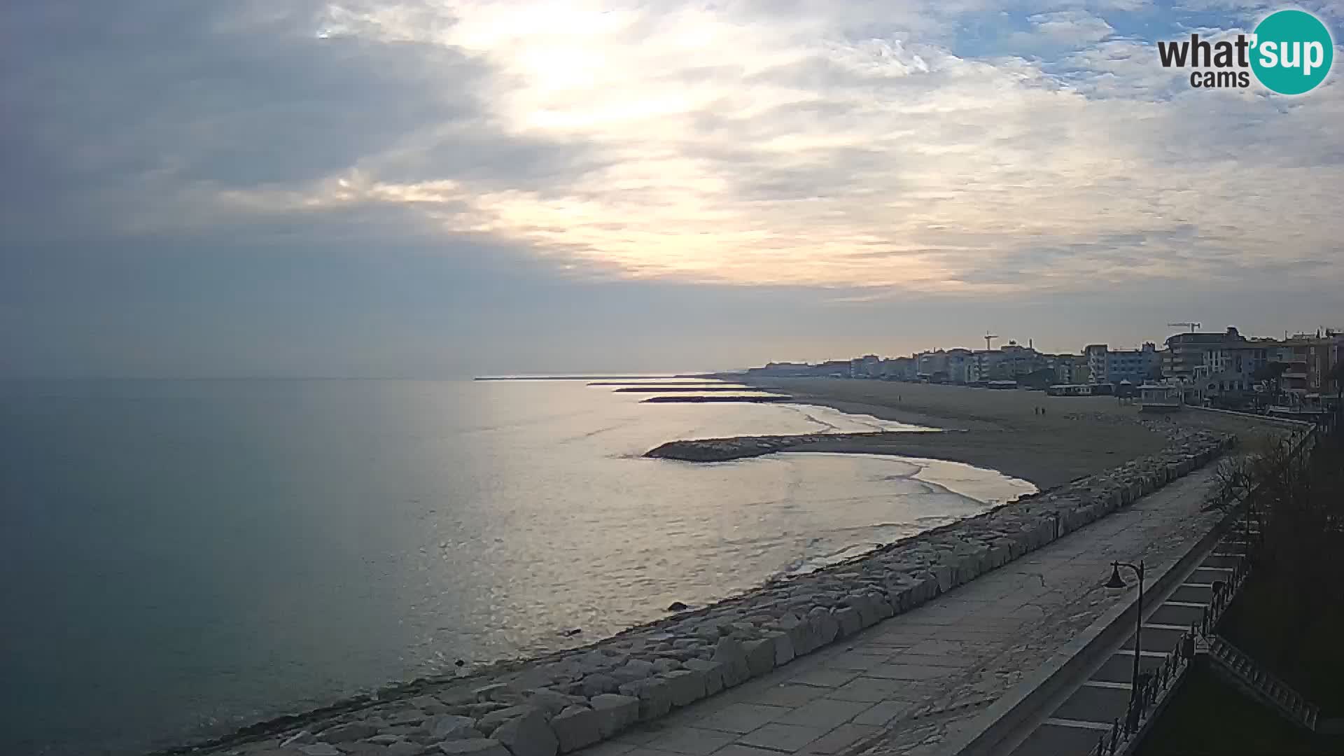 Webcam Caorle Ponente – Vue depuis les Marinai di Caorle