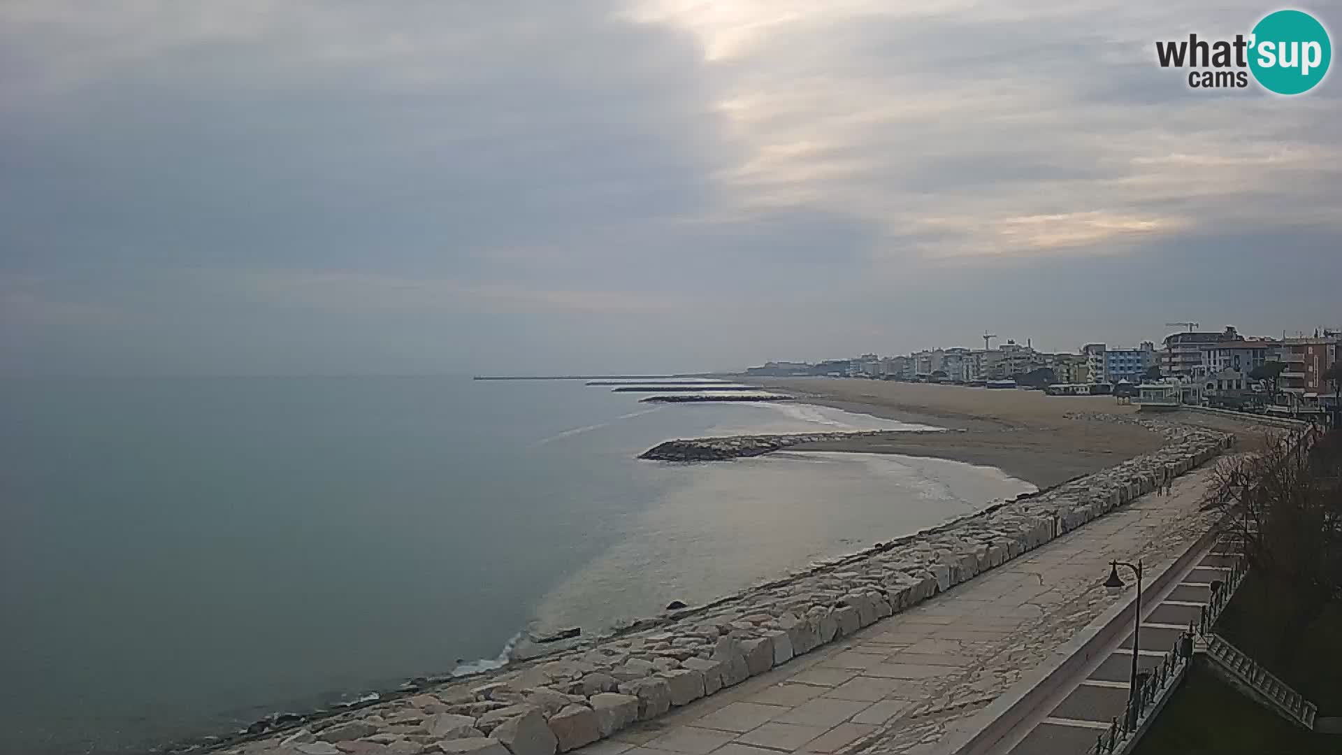 Webcam Caorle Ponente – Vue depuis les Marinai di Caorle