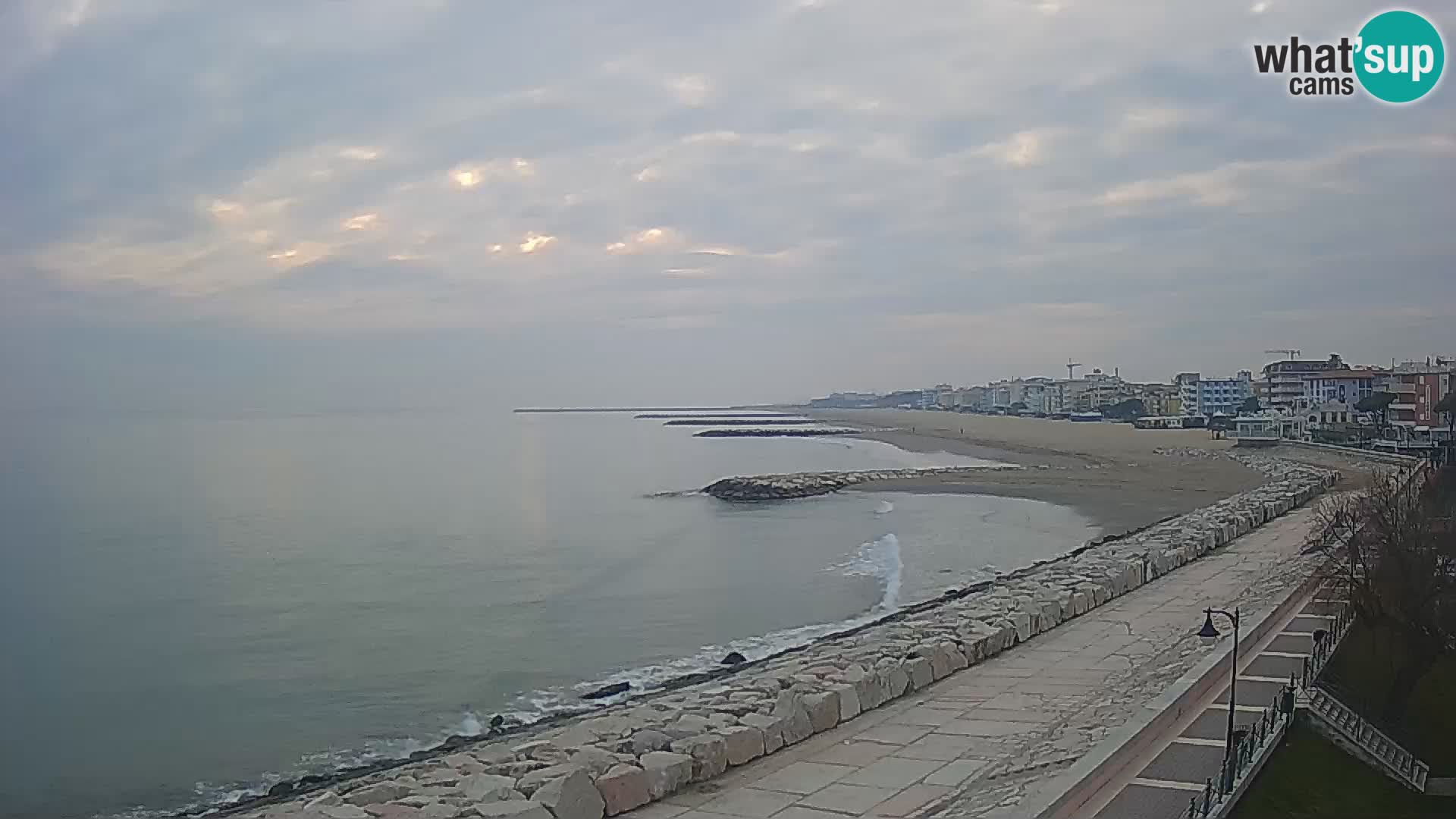 Webcam Caorle Ponente – Blick von Marinai di Caorle