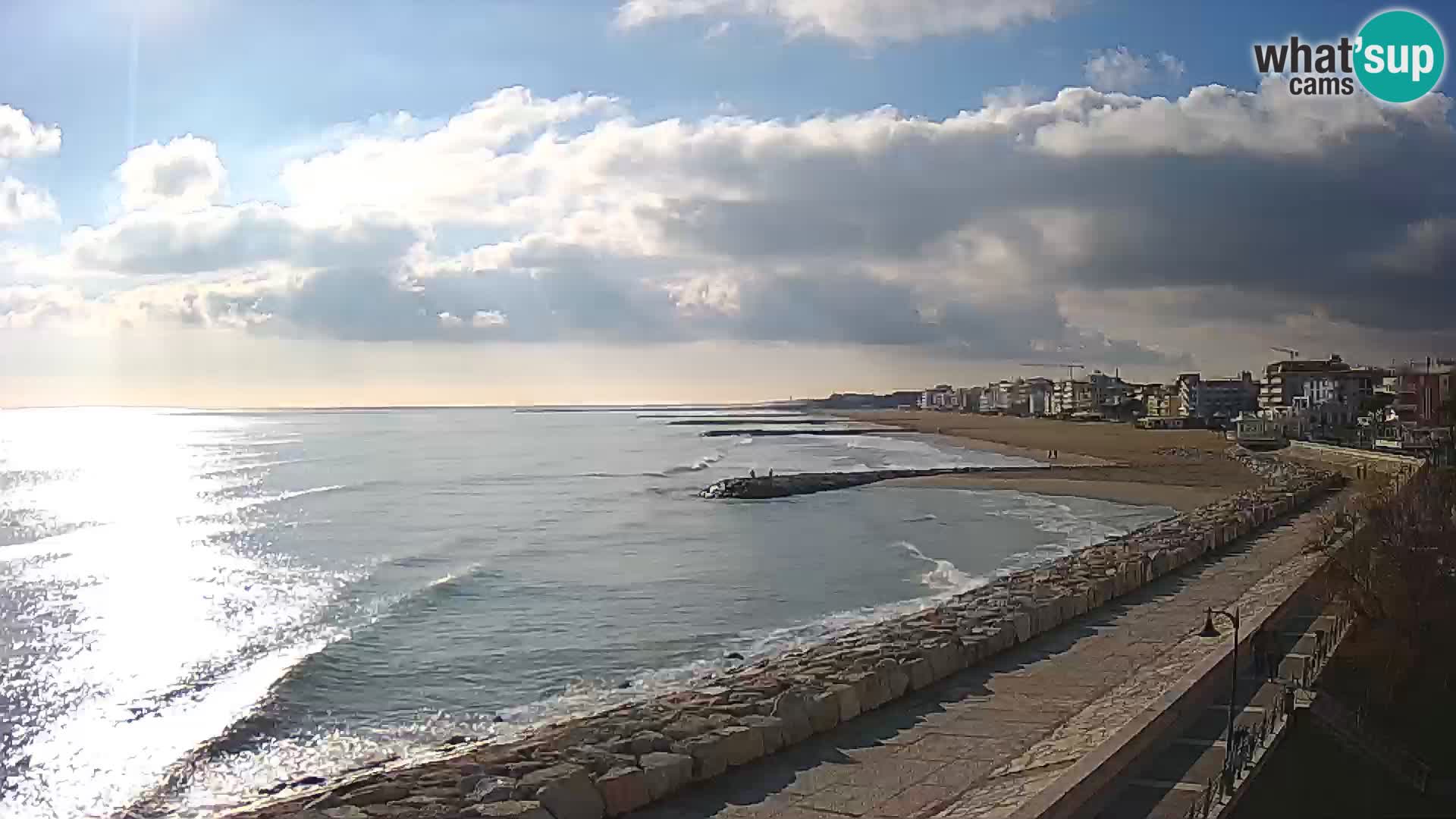 Webcam Caorle Ponente – Blick von Marinai di Caorle