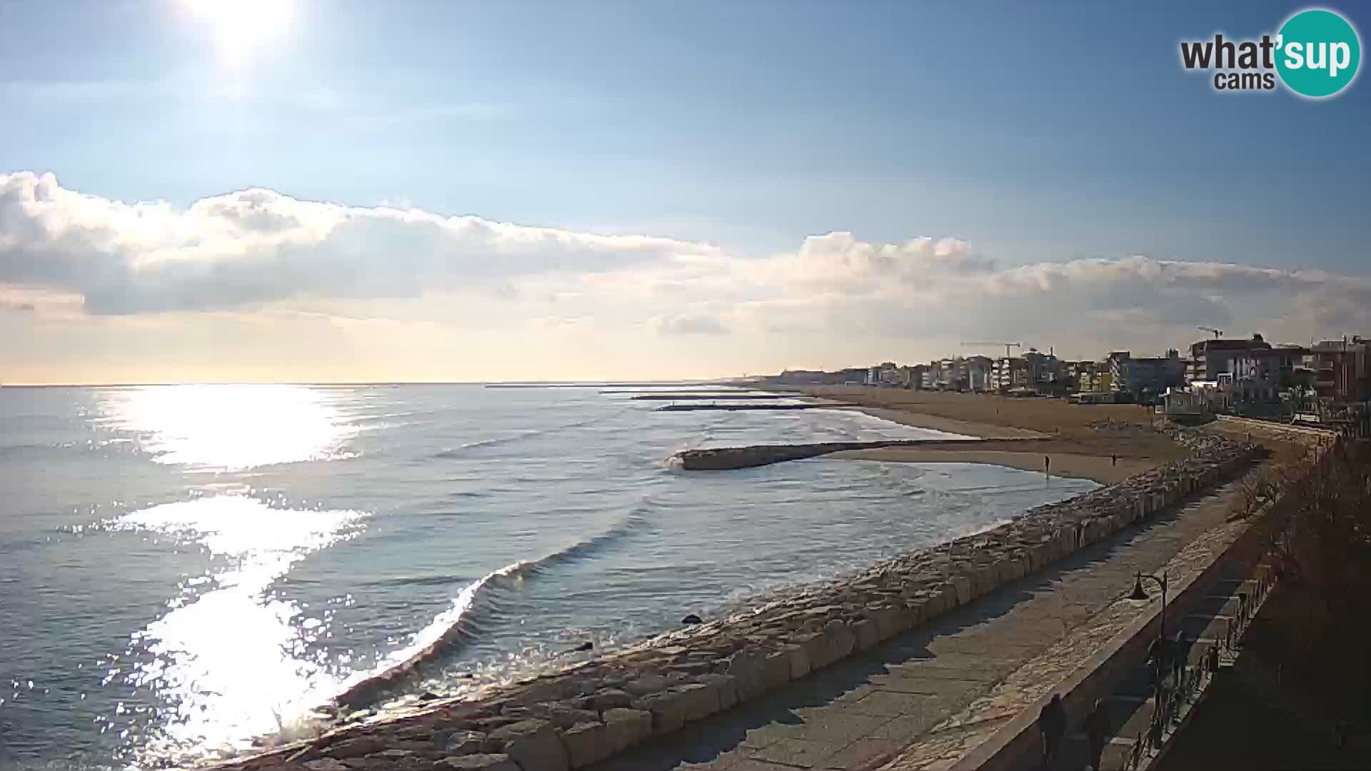 Webcam Caorle Ponente – Vue depuis les Marinai di Caorle