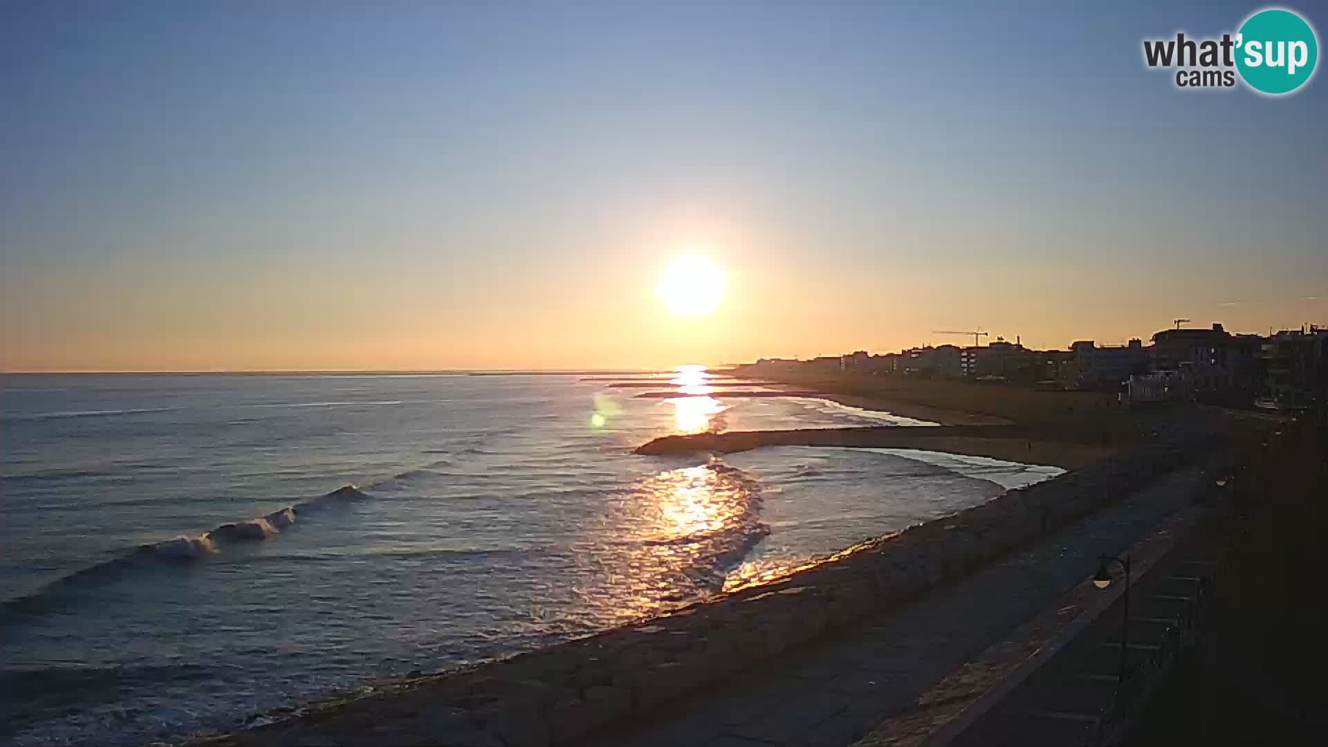 Webcam Caorle Ponente – View from Marinai di Caorle