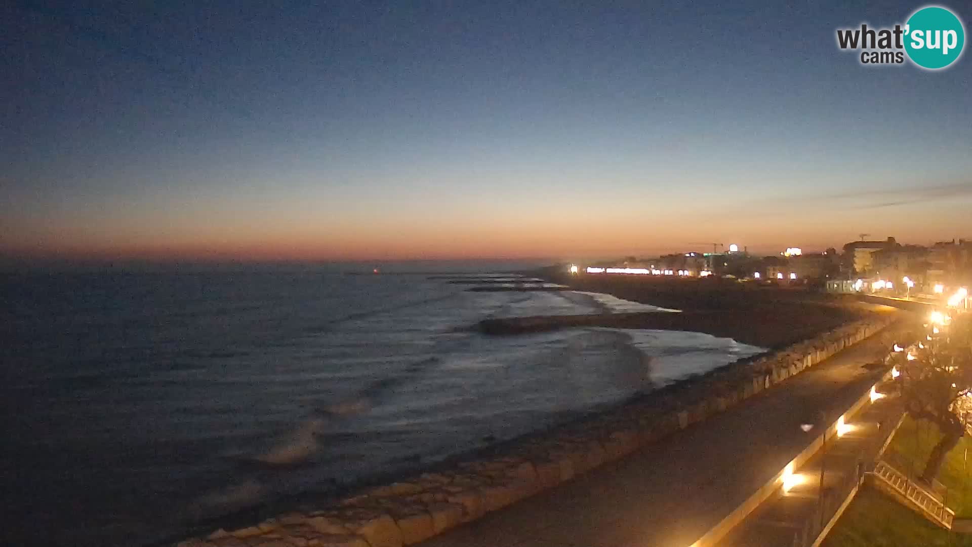 Webcam Caorle Ponente – View from Marinai di Caorle