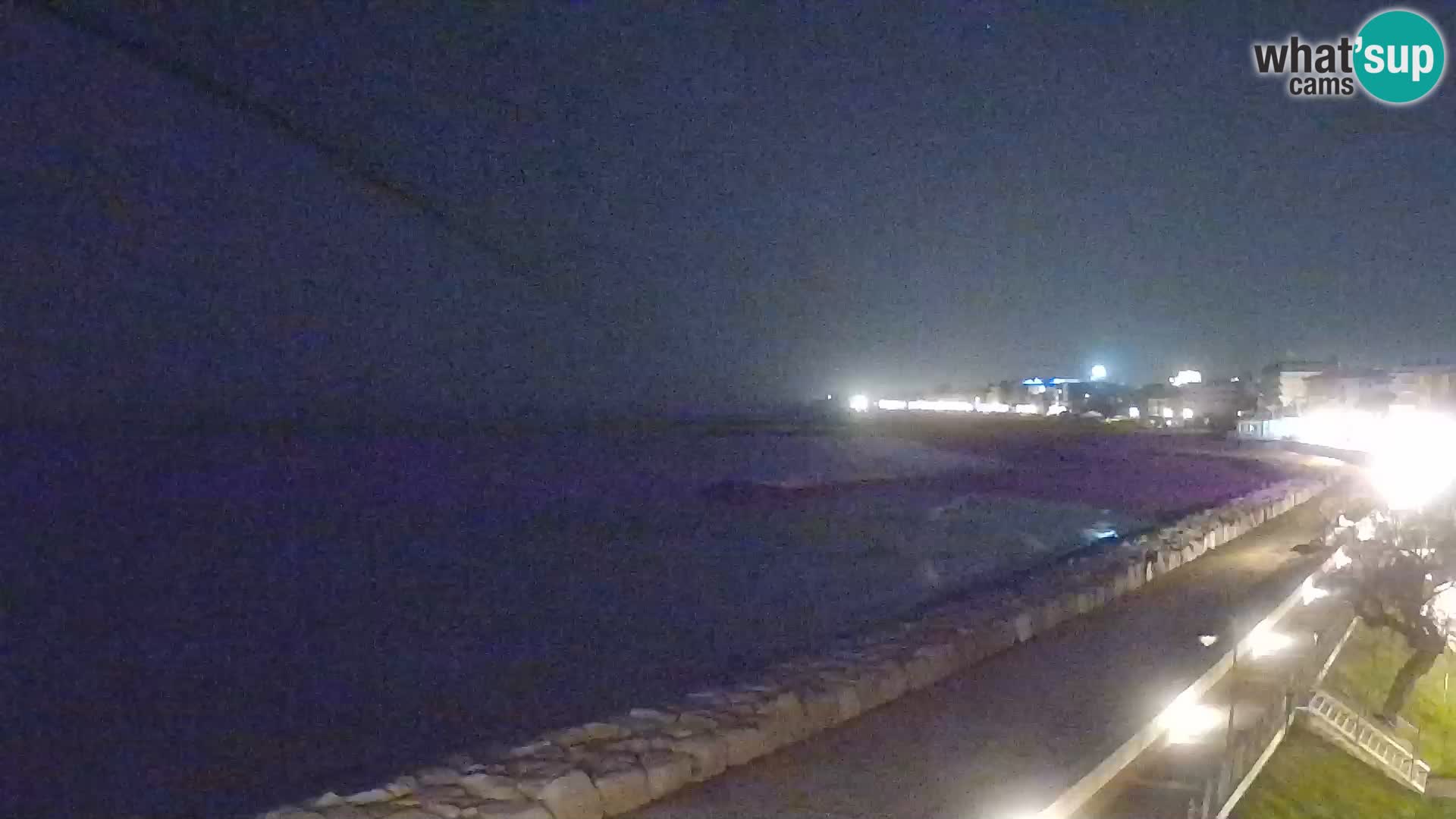 Webcam Caorle Ponente – Vue depuis les Marinai di Caorle