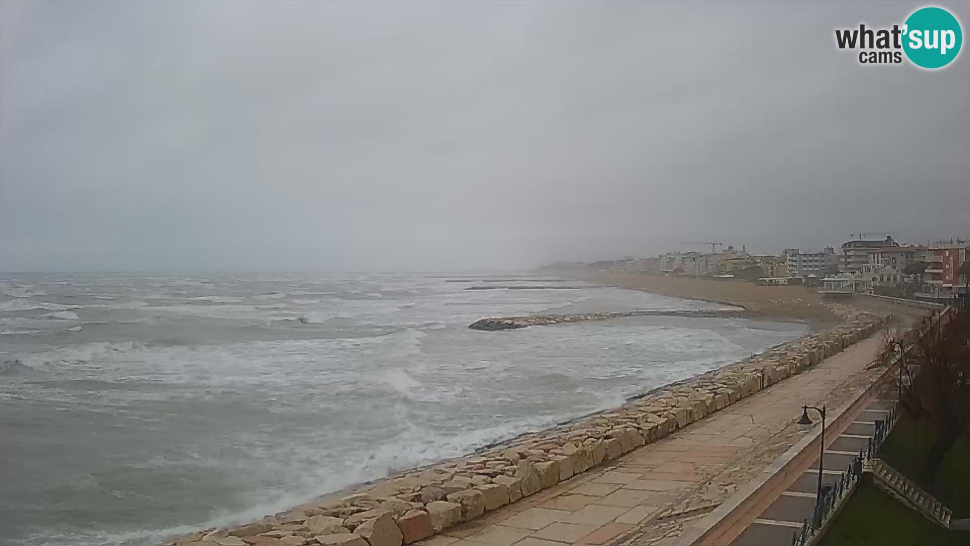 Webcam Caorle Ponente – Vue depuis les Marinai di Caorle