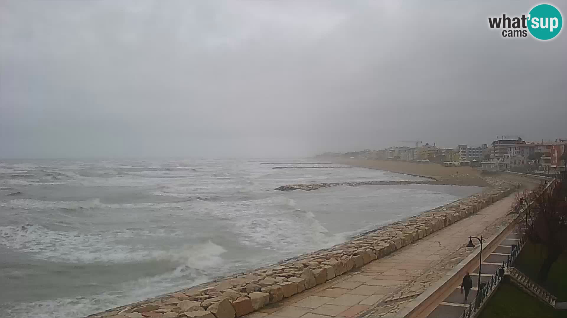 Webcam Caorle Ponente – Vue depuis les Marinai di Caorle