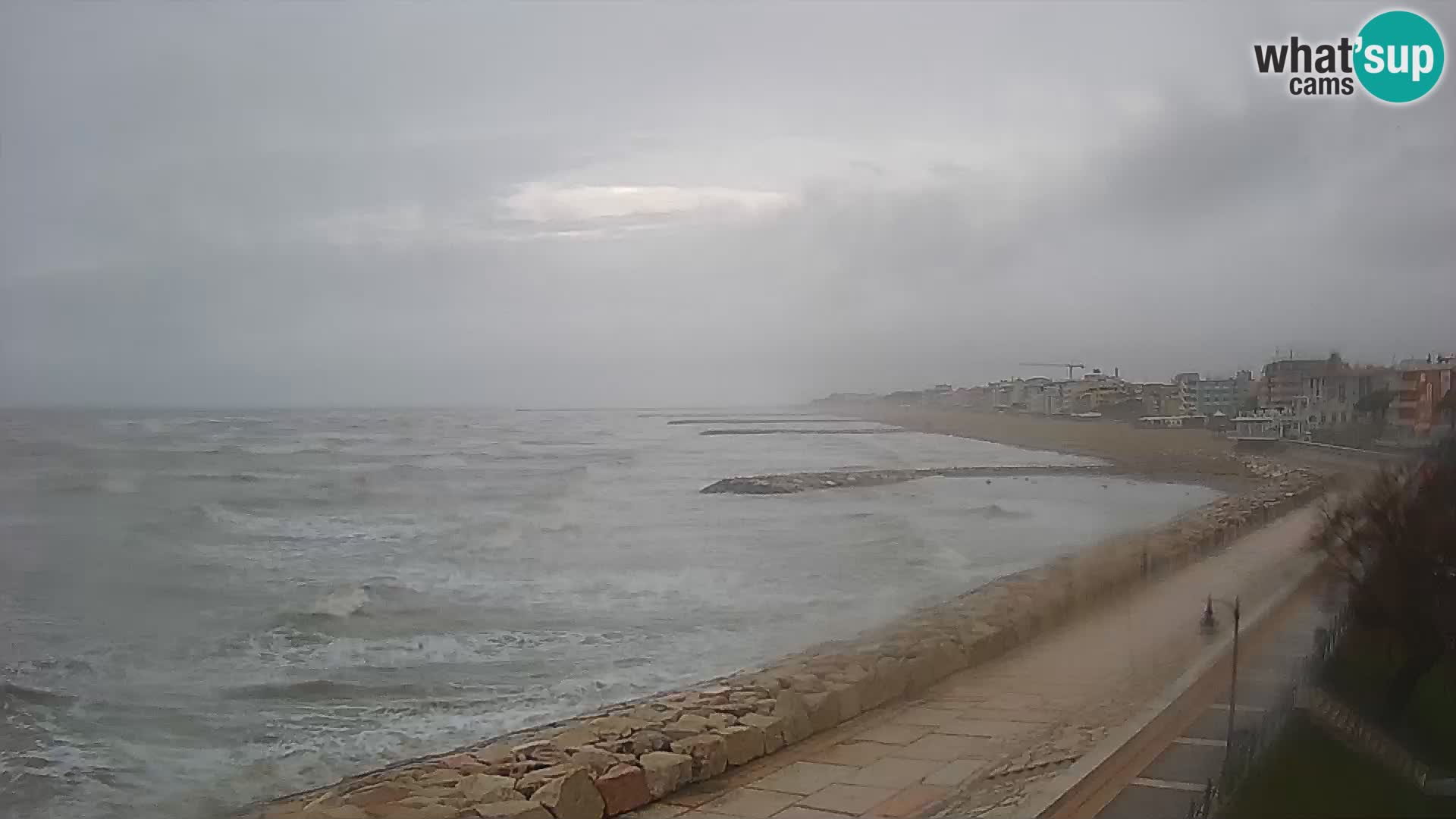 Webcam Caorle Ponente – Vue depuis les Marinai di Caorle