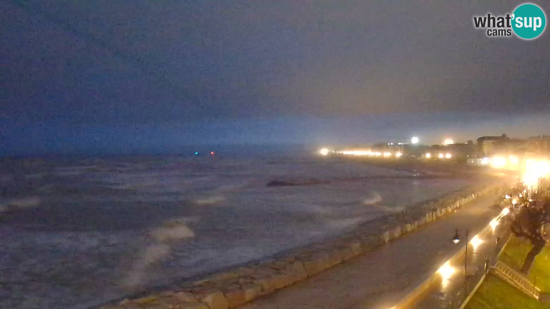 Webcam Caorle Ponente – Vue depuis les Marinai di Caorle