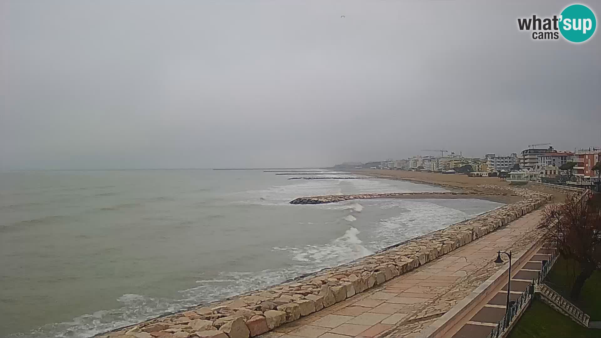 Webcam Caorle Ponente – Blick von Marinai di Caorle