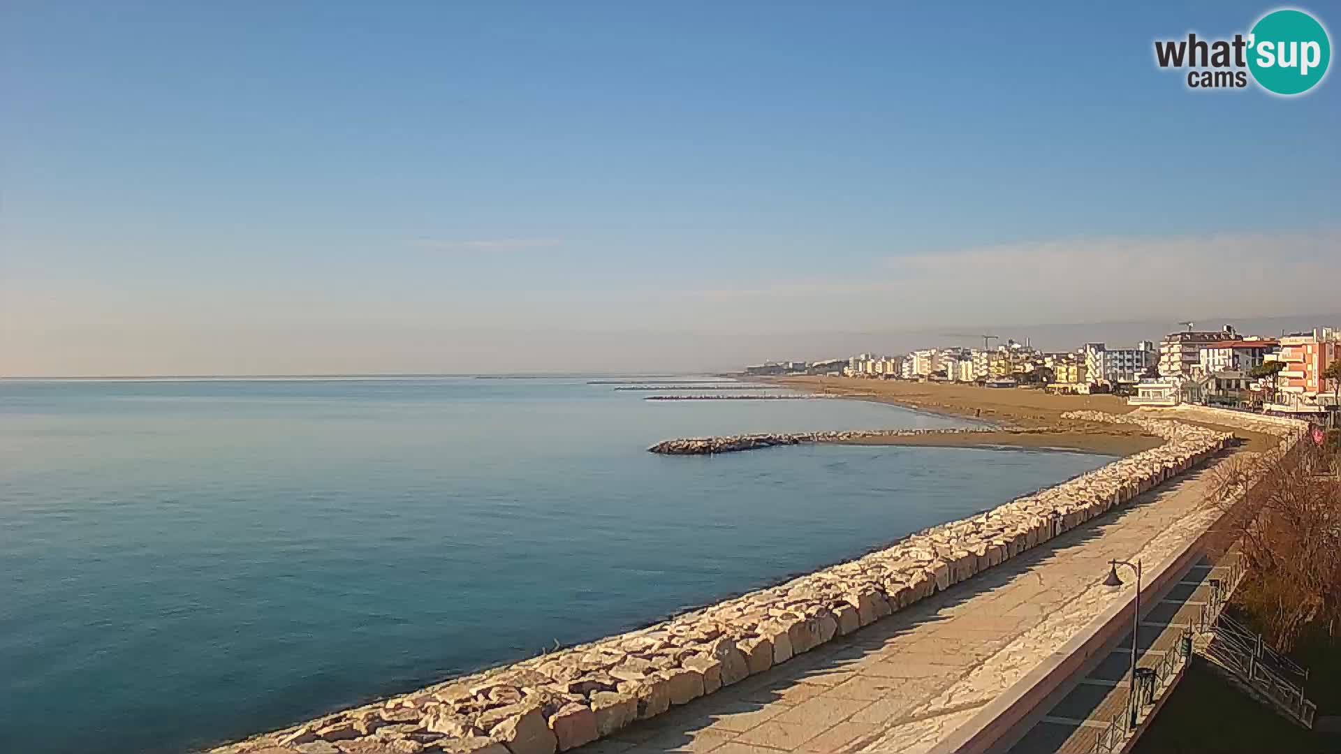 Webcam Caorle Ponente – Vue depuis les Marinai di Caorle