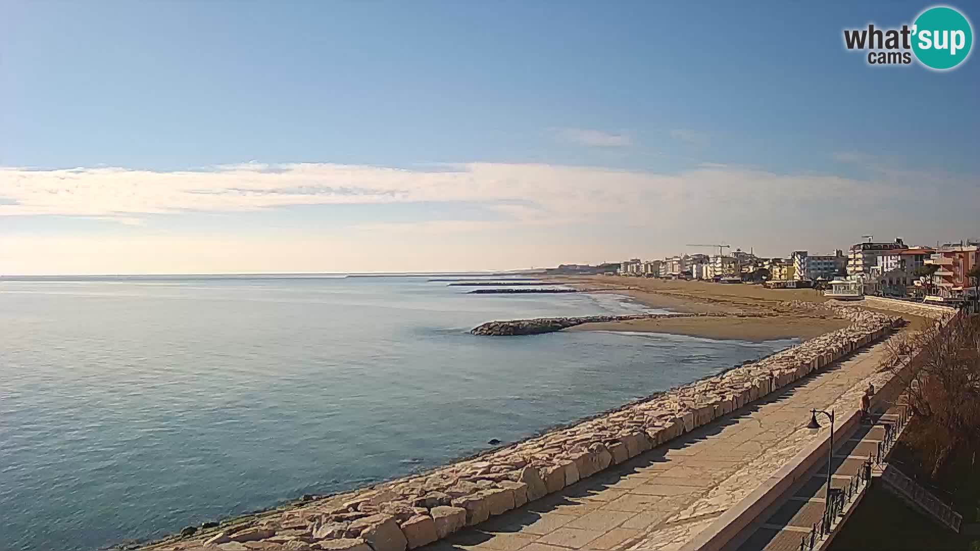 Webcam Caorle Ponente – Blick von Marinai di Caorle
