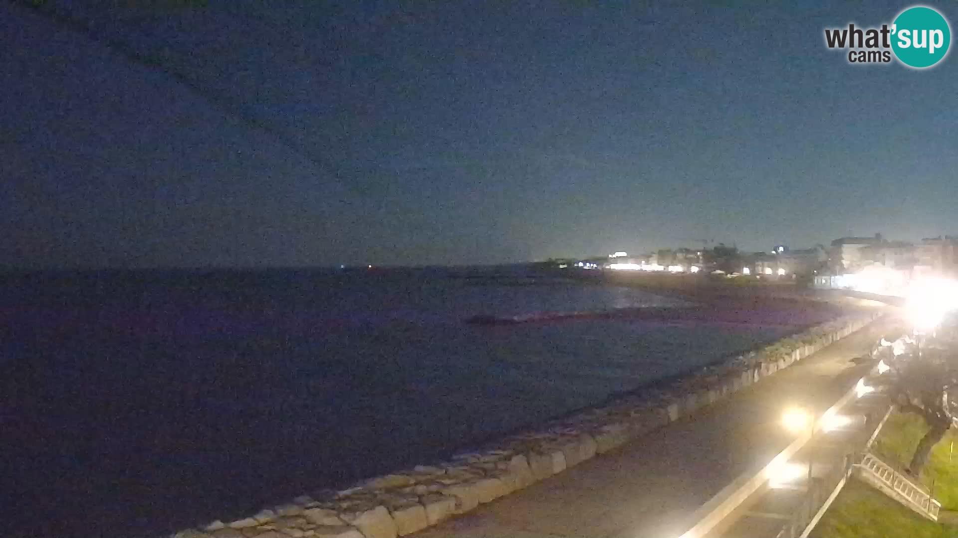 Webcam Caorle Ponente – Vue depuis les Marinai di Caorle