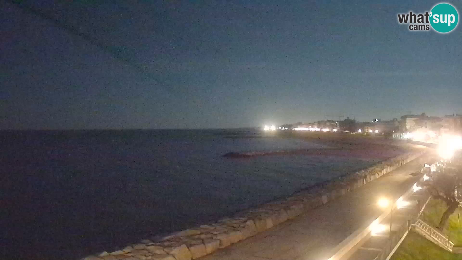 Webcam Caorle Ponente – Blick von Marinai di Caorle