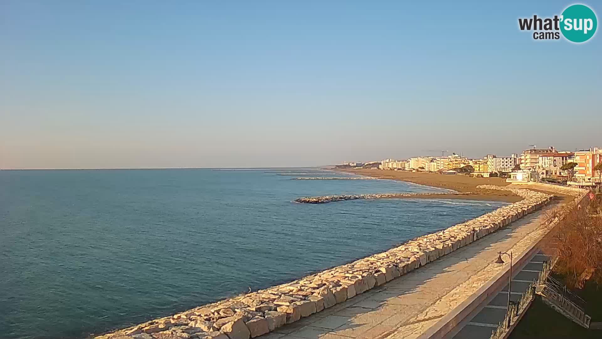 Webcam Caorle Ponente – Vista desde Marinai di Caorle