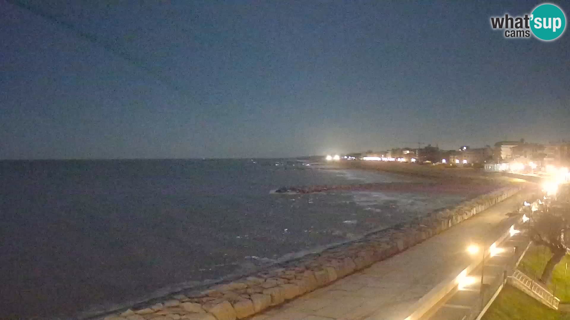 Webcam Caorle Ponente – Blick von Marinai di Caorle
