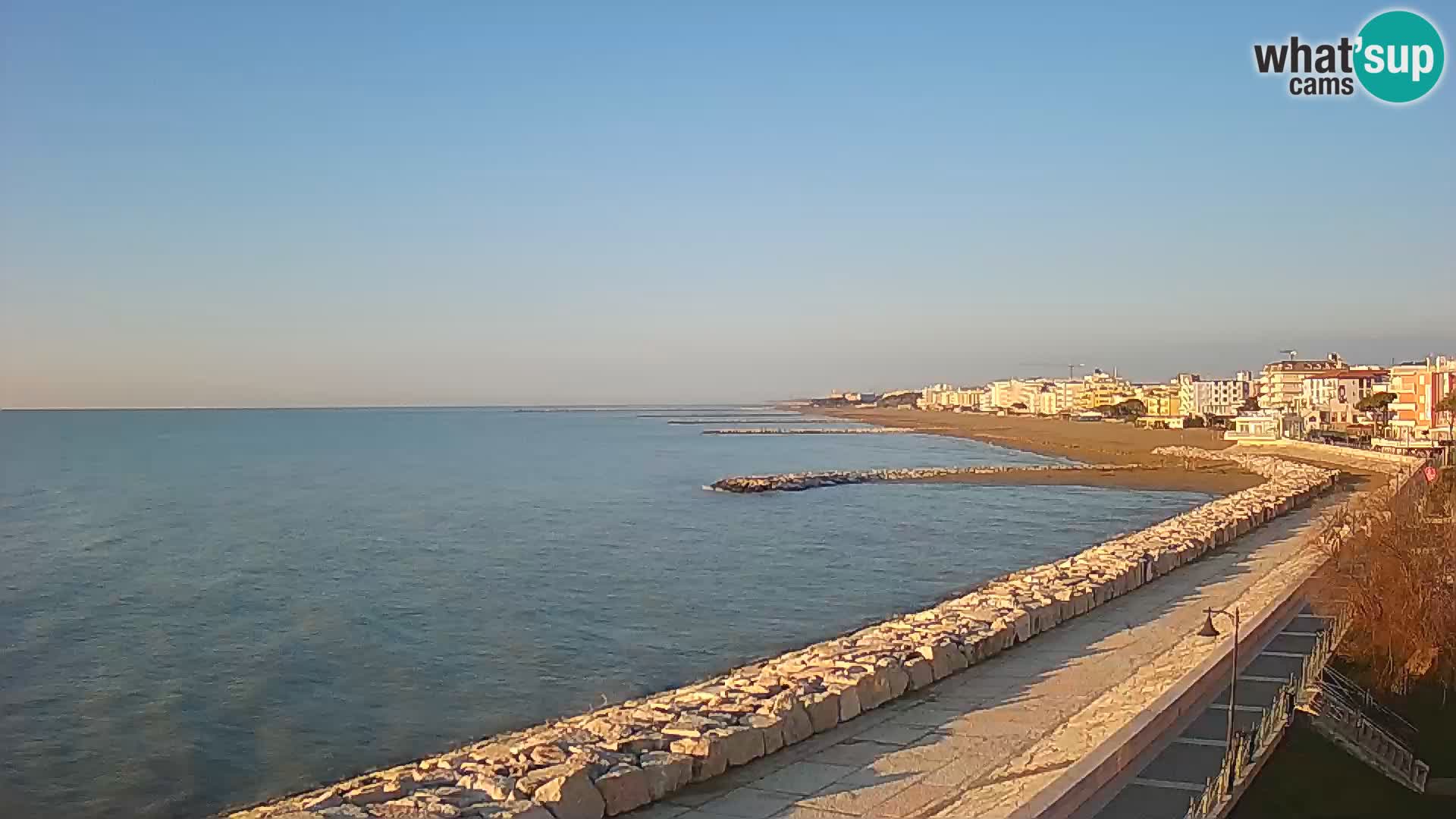 Webcam Caorle Ponente – panorama dall’ASS. Marinai di Caorle