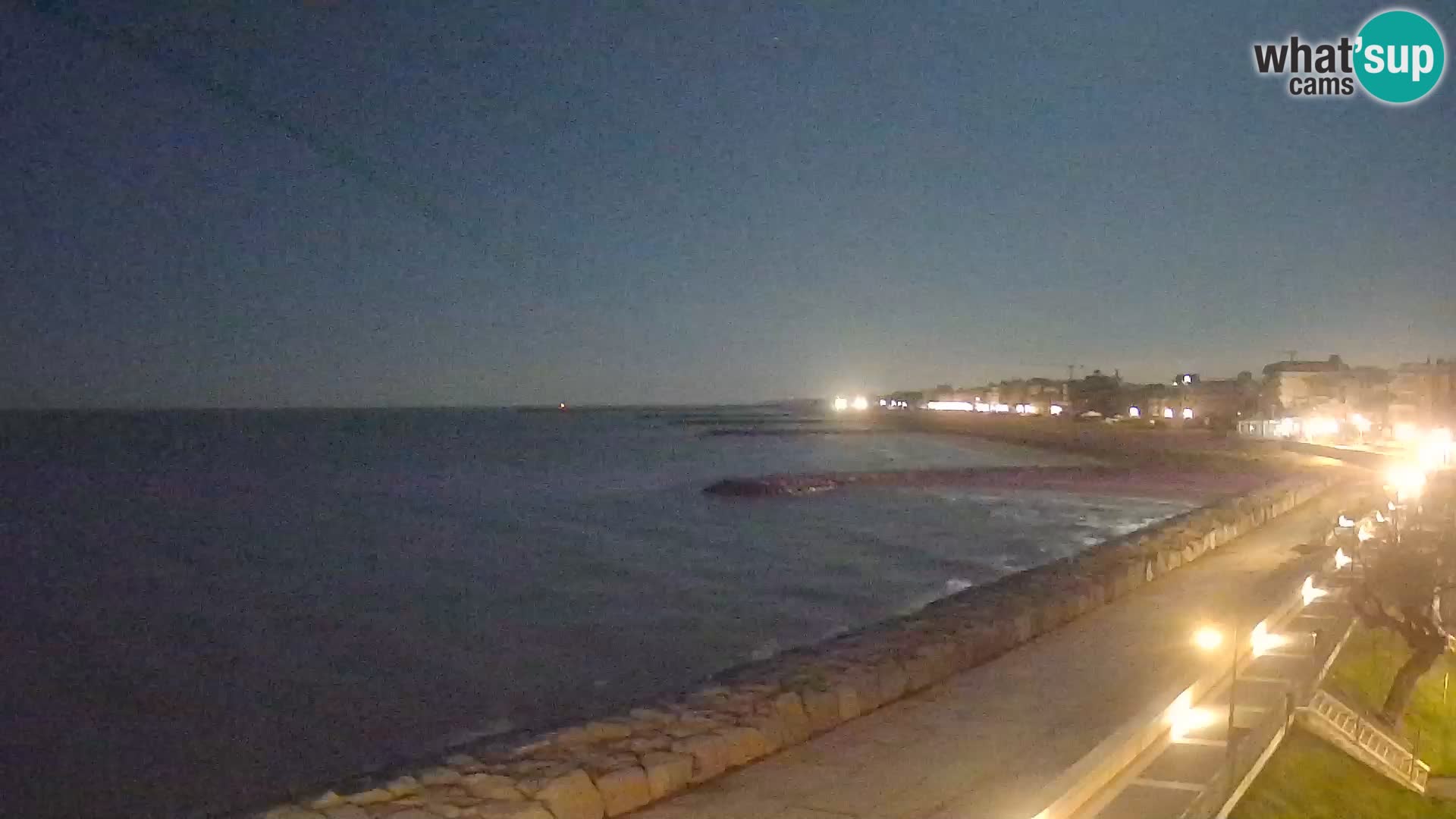 Webcam Caorle Ponente – Blick von Marinai di Caorle