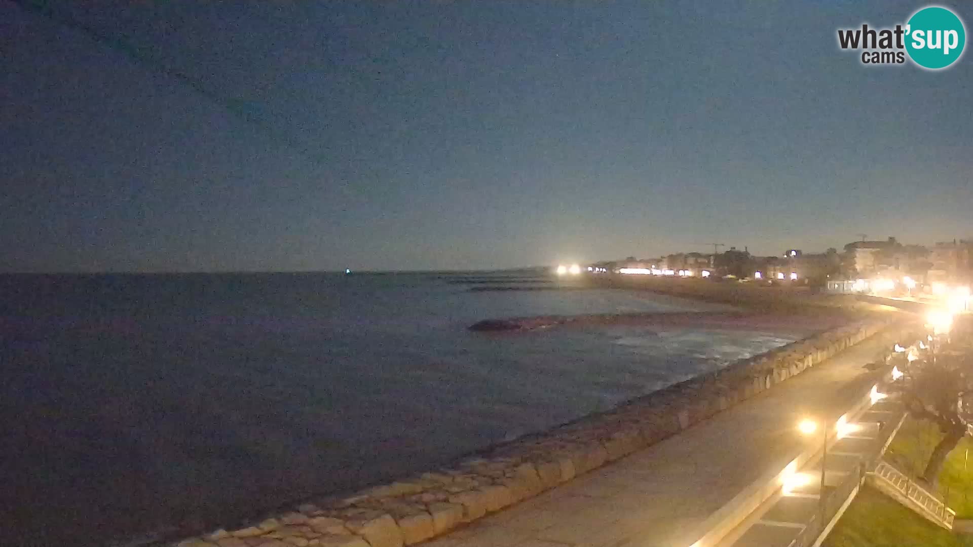 Webcam Caorle Ponente – Blick von Marinai di Caorle