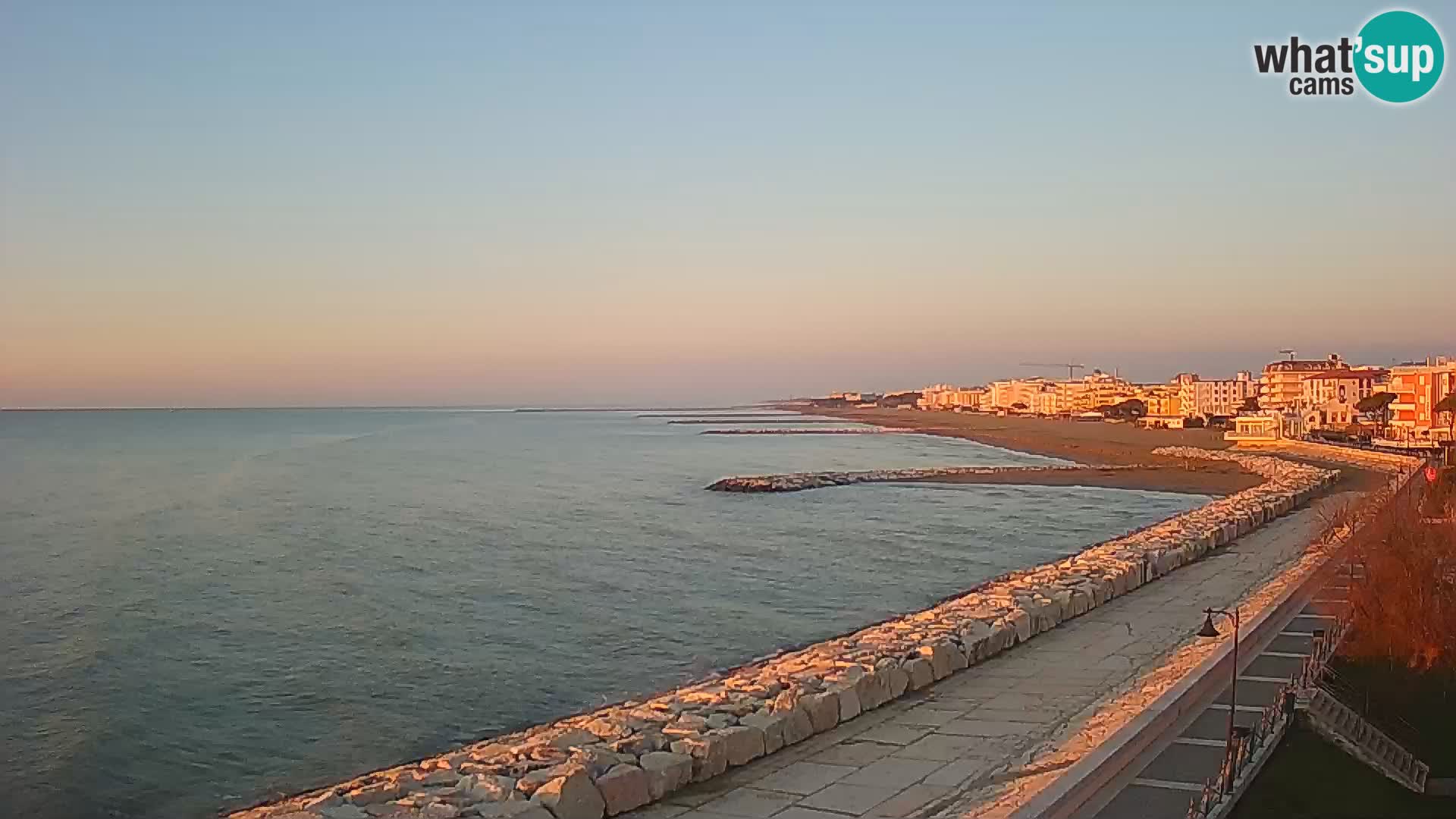 Webcam Caorle Ponente – Vista desde Marinai di Caorle
