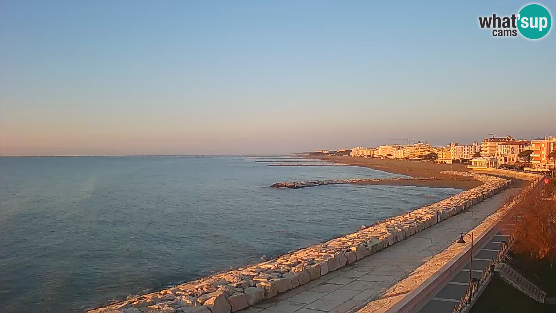 Webcam Caorle Ponente – View from Marinai di Caorle