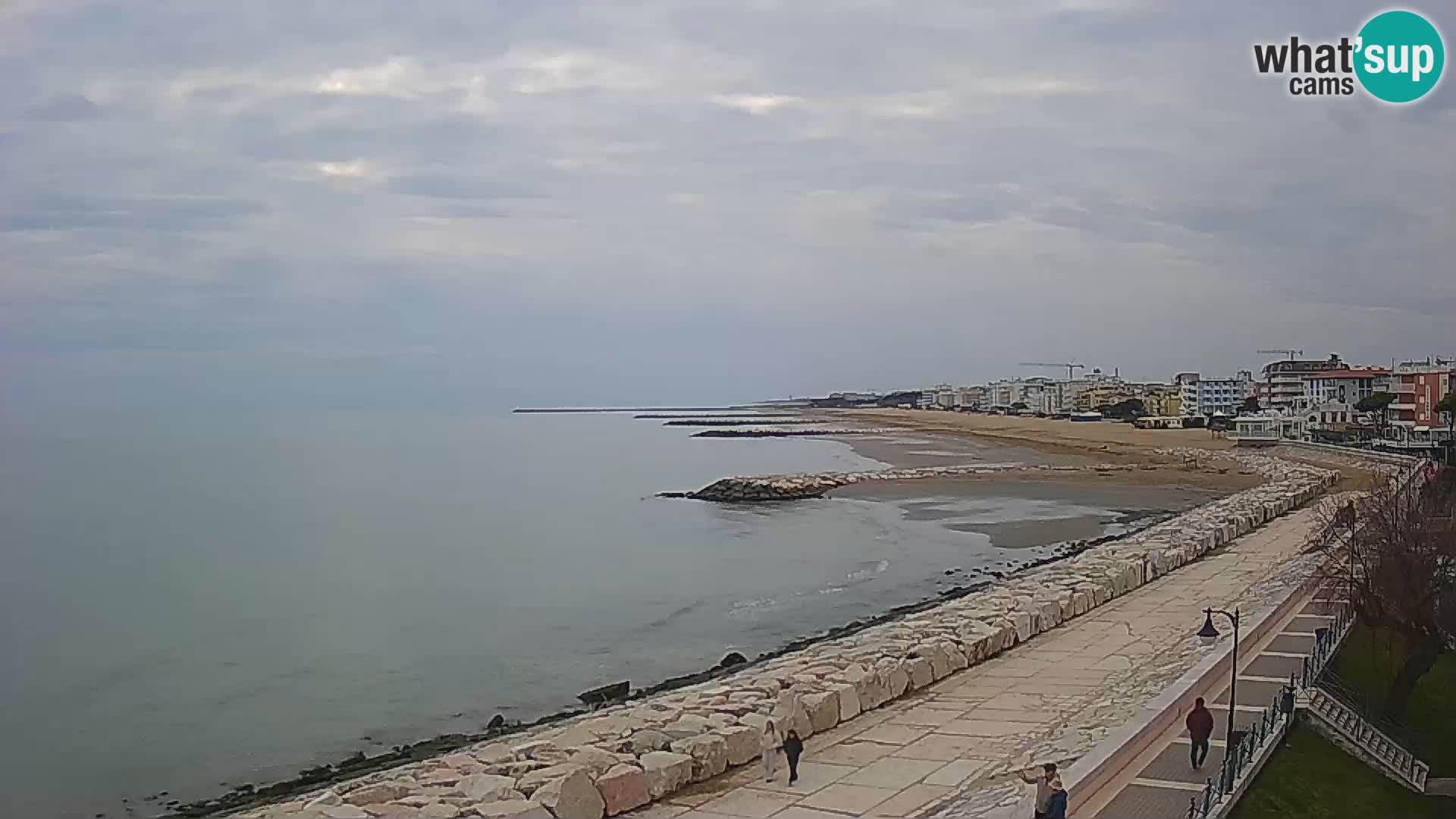Webcam Caorle Ponente – Vue depuis les Marinai di Caorle