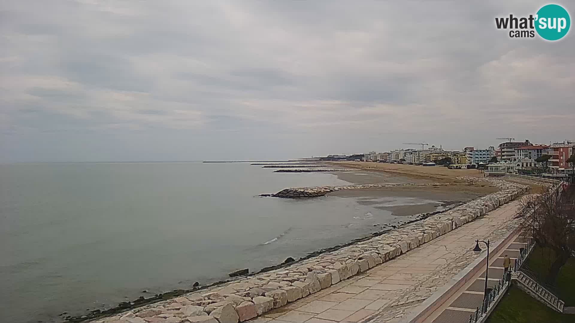 Webcam Caorle Ponente – Vue depuis les Marinai di Caorle