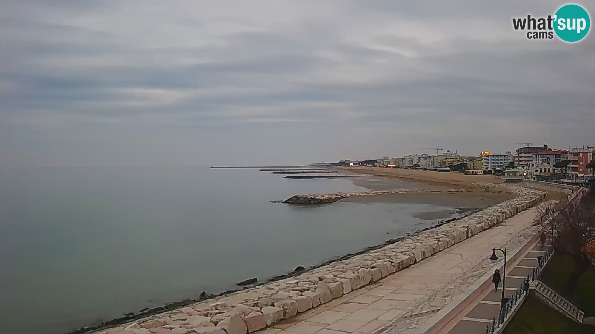 Webcam Caorle Ponente – Blick von Marinai di Caorle
